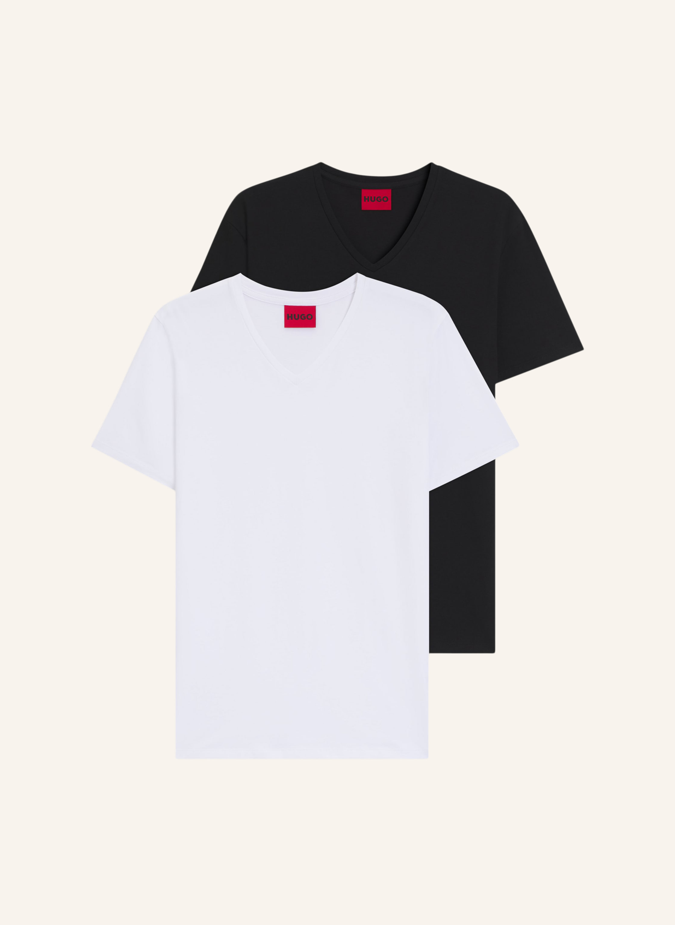 Thumbnail - Hugo T-Shirt Hugo-V Slim Fit schwarz