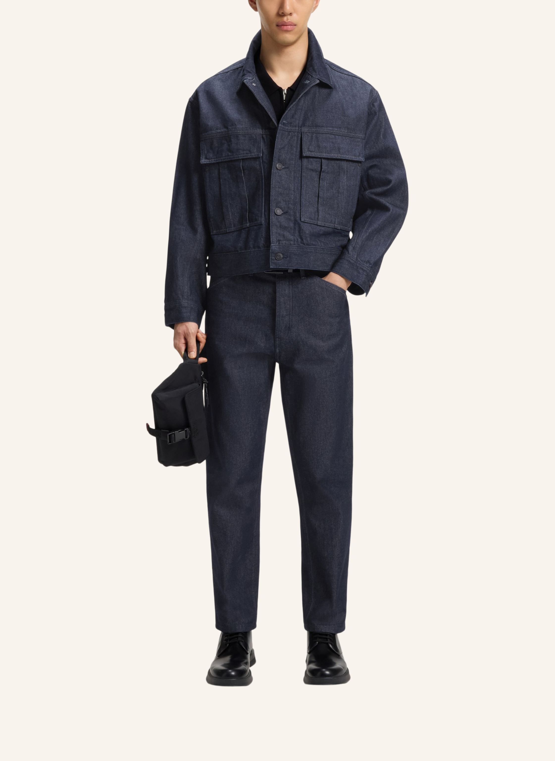 Thumbnail - Hugo Jeans Hugo 838/1 Relaxed Fit blau