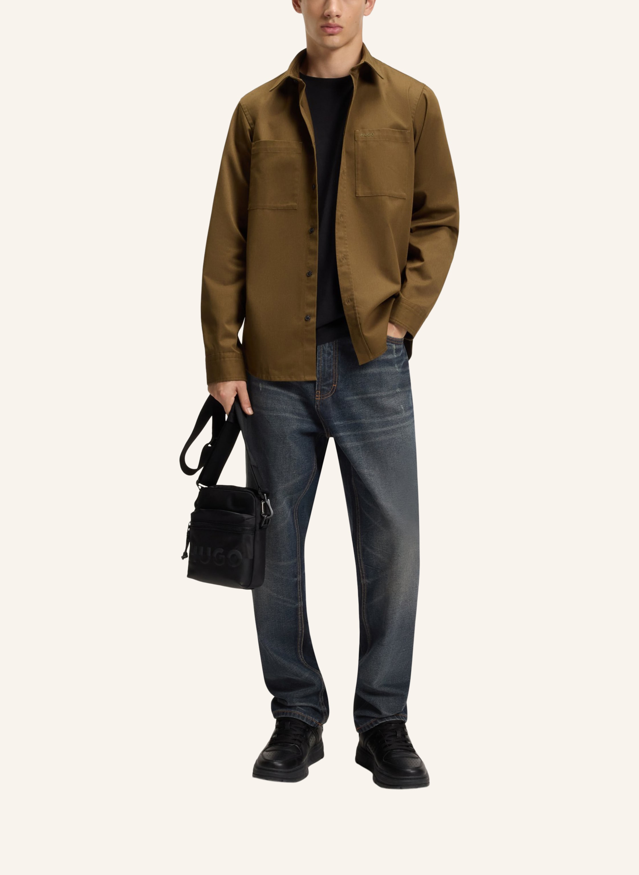 Thumbnail - Hugo Jeans Hugo 838 Tapered Fit blau