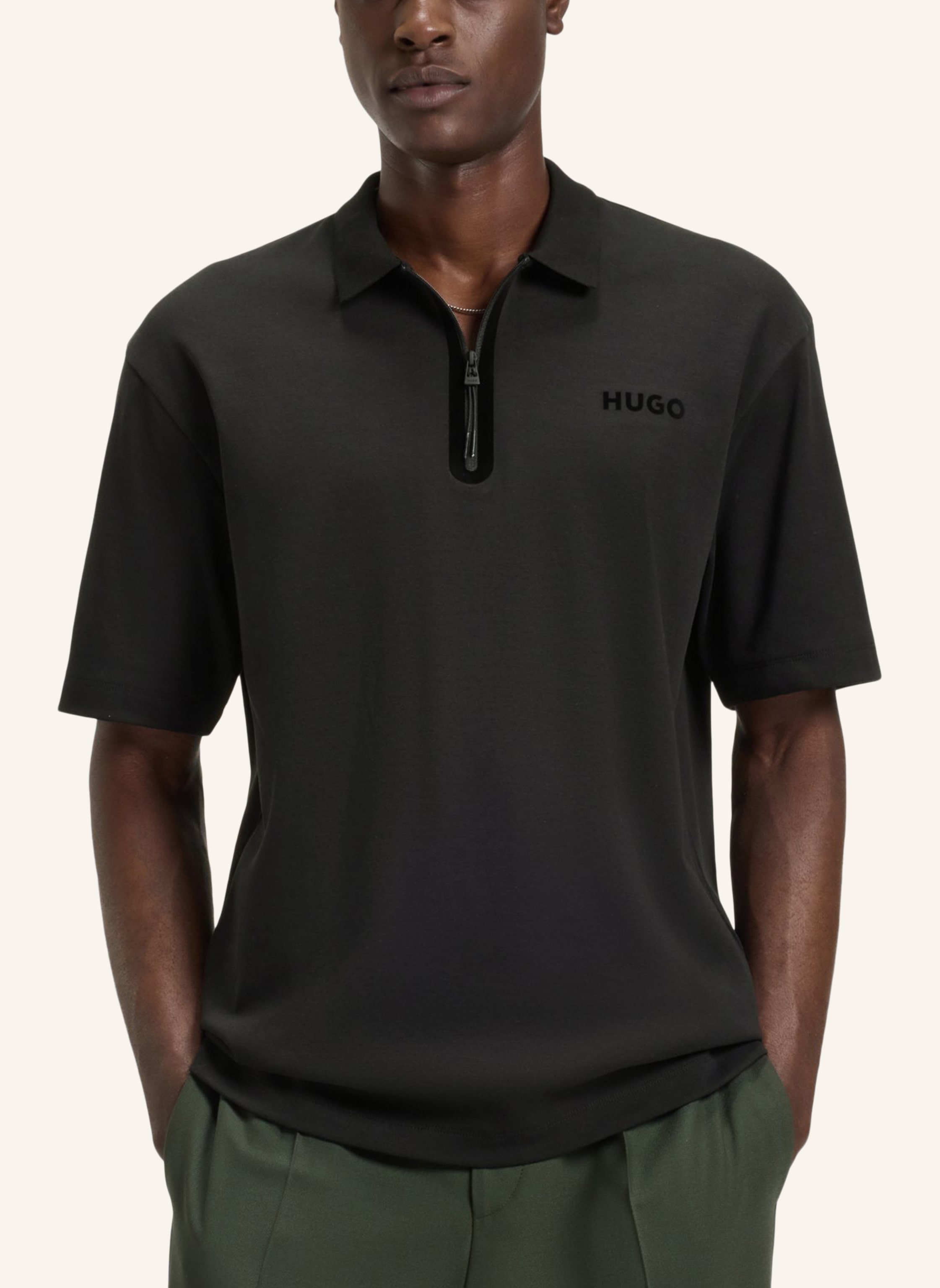 Thumbnail - Hugo Poloshirt Dubilo Relaxed Fit schwarz