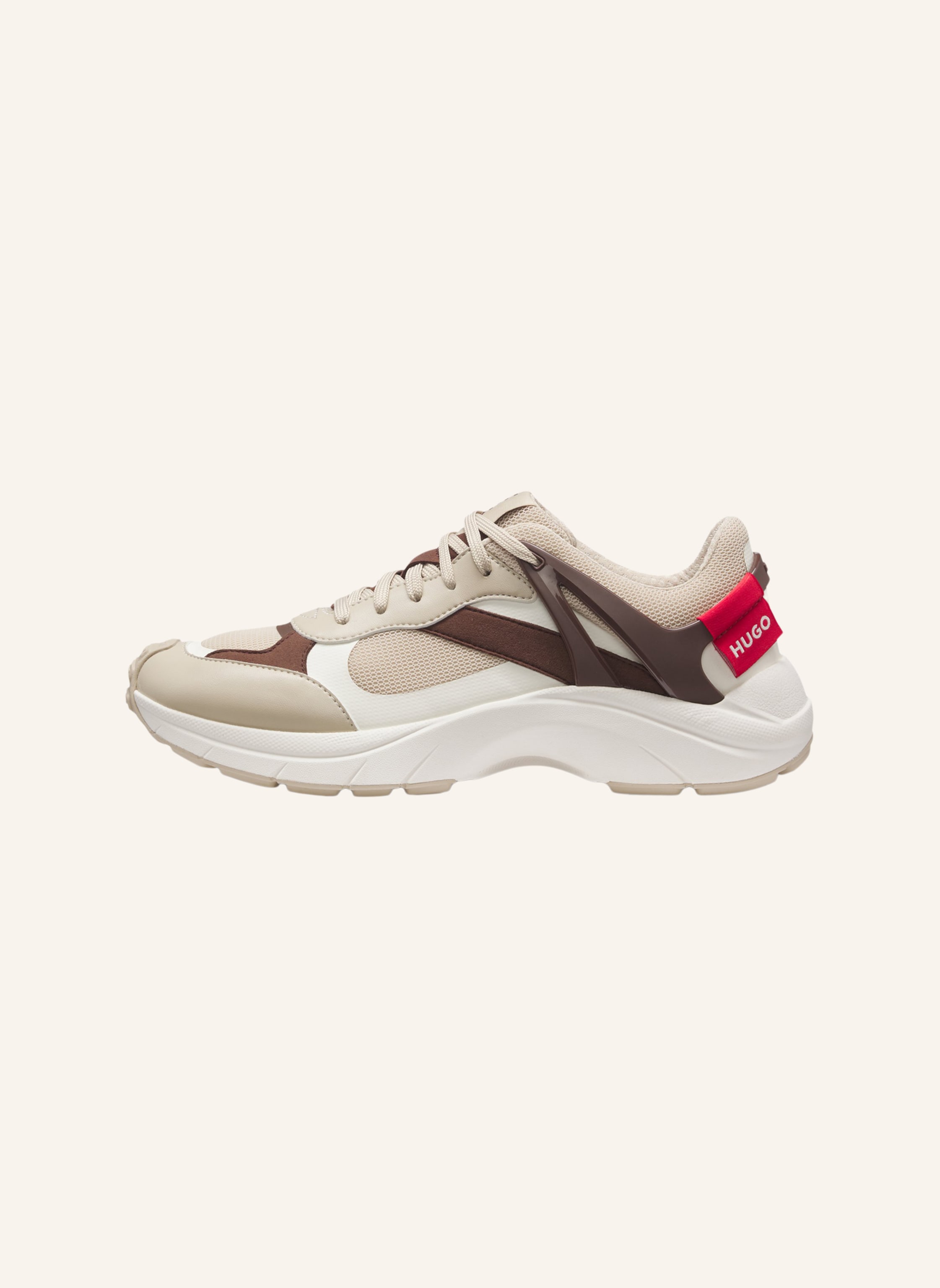 Thumbnail - Hugo Turnschuh Go2_Mesdput beige