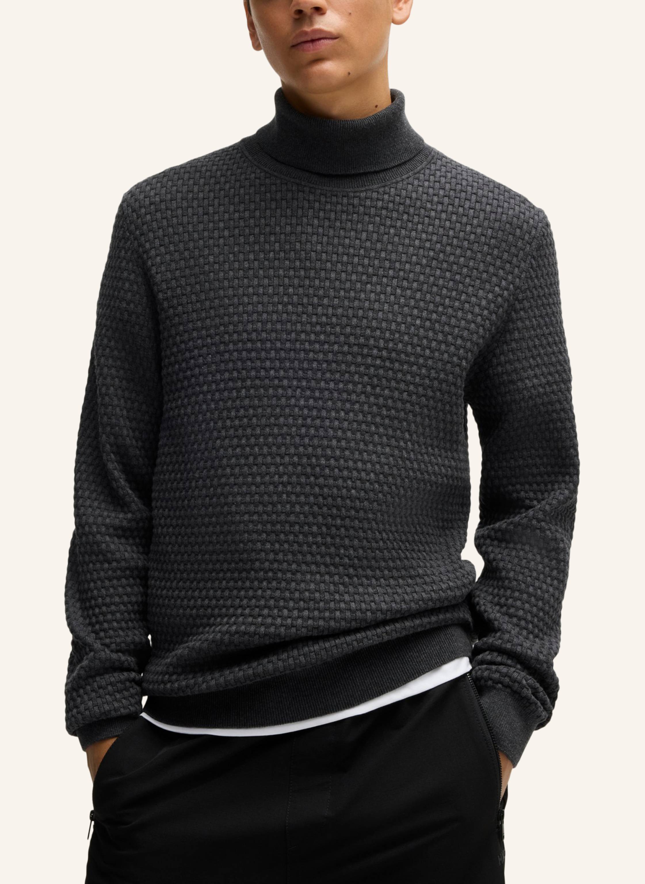 Thumbnail - Hugo Pullover Smattor Regular Fit grau