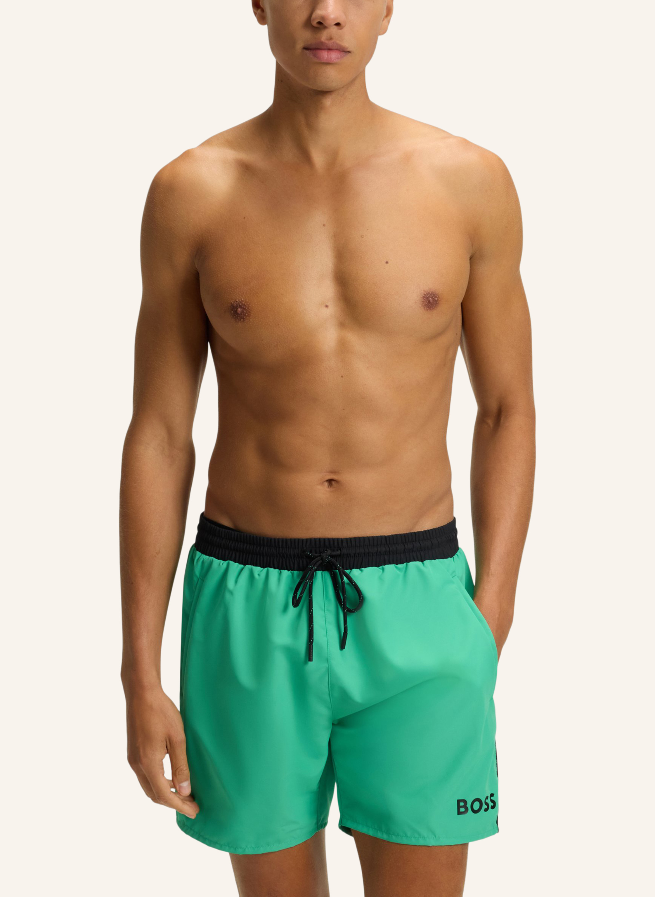 Thumbnail - Boss Badeshorts Starfish gruen