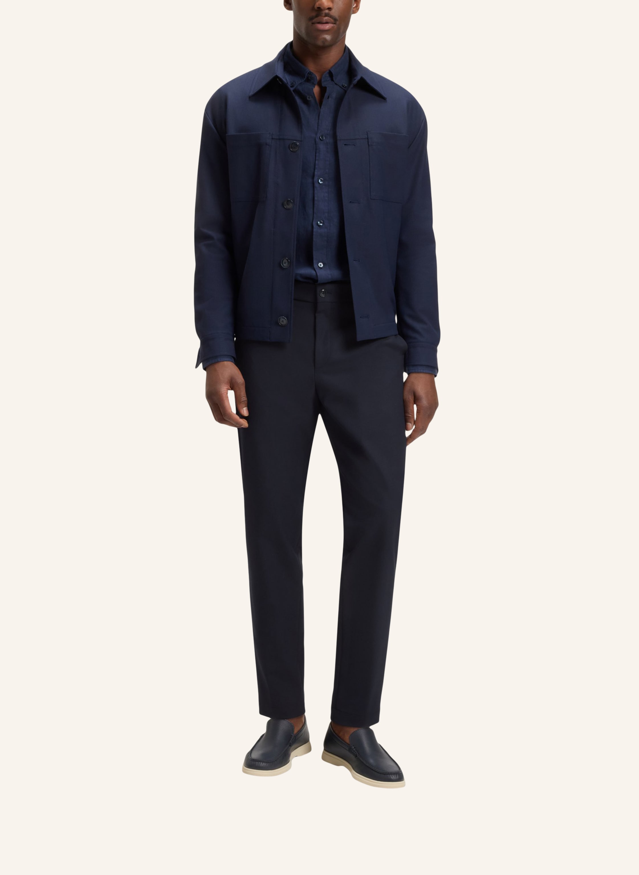 Thumbnail - Boss Business Hose P-Perin-Cw-Wg-253 Tapered Fit blau