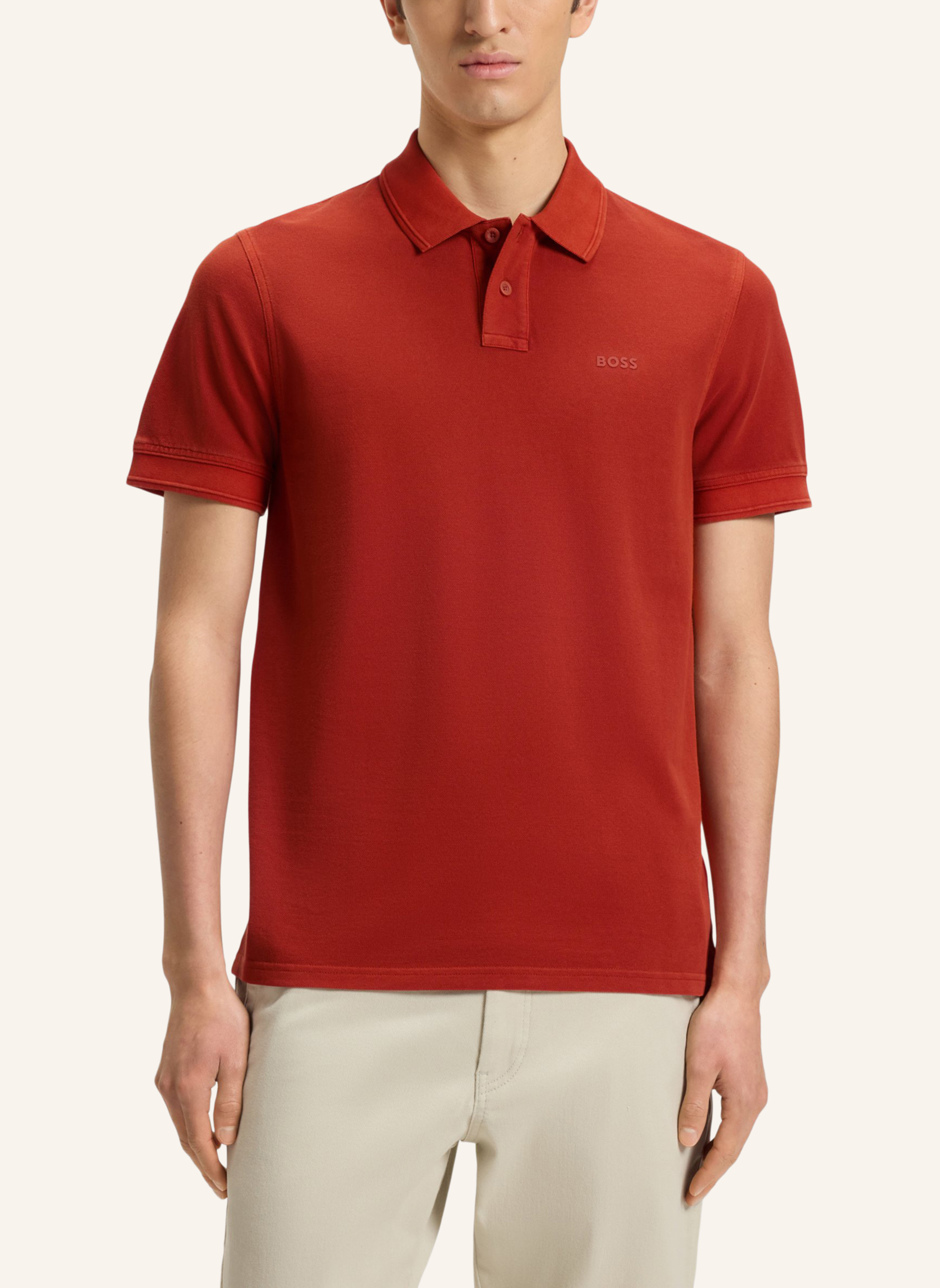 Thumbnail - Boss Piqué-Poloshirt Prime orange