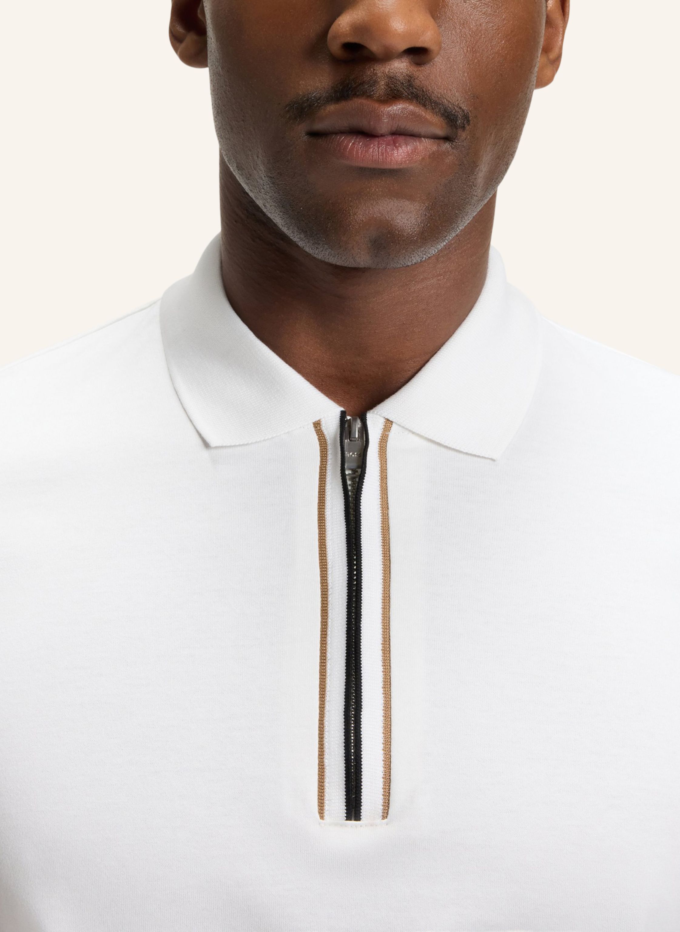 Thumbnail - Boss Poloshirt H-Paras 65 Regular Fit weiss