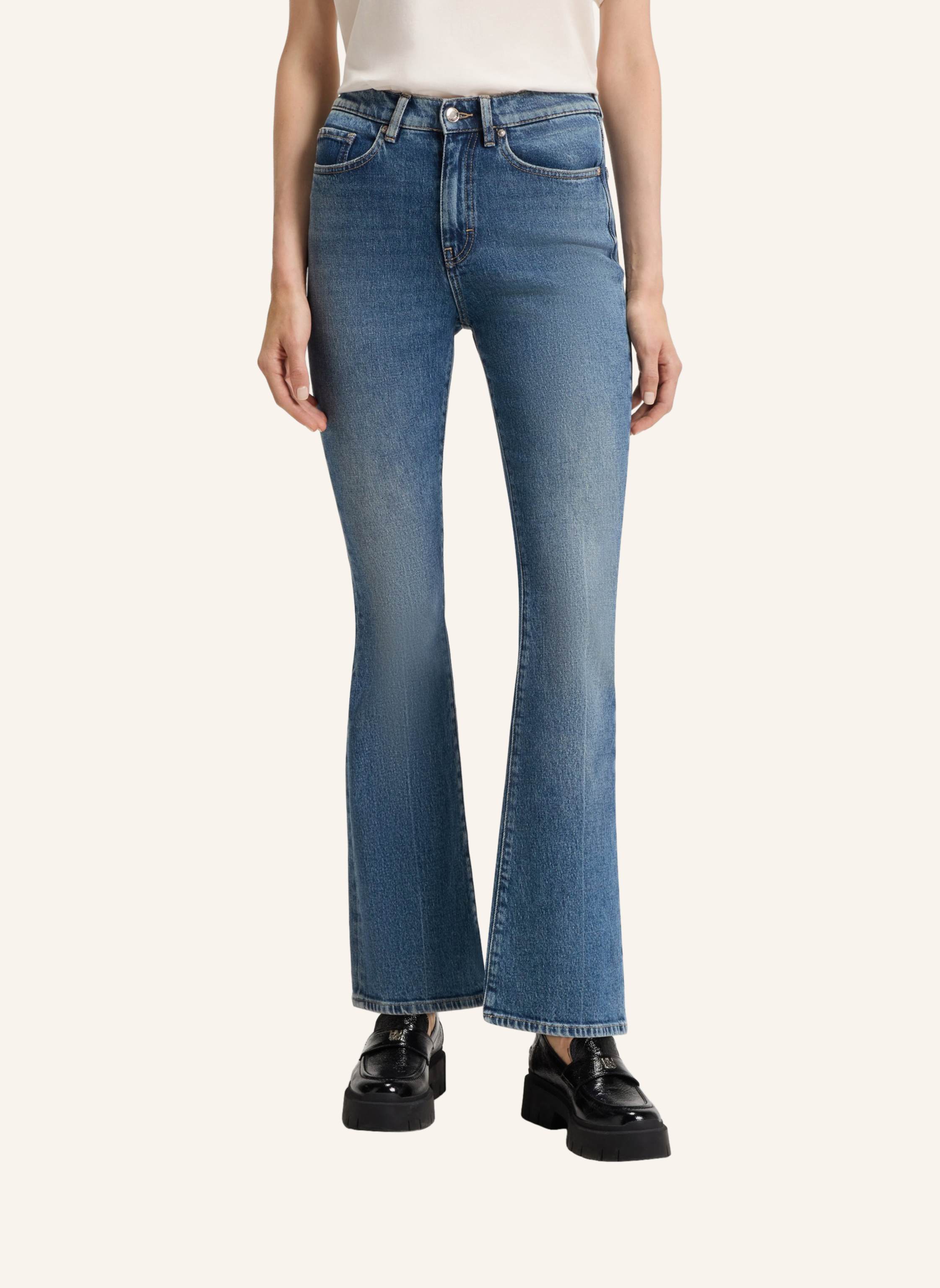 Thumbnail - Hugo Jeans Geflare_2 Skinny Fit blau