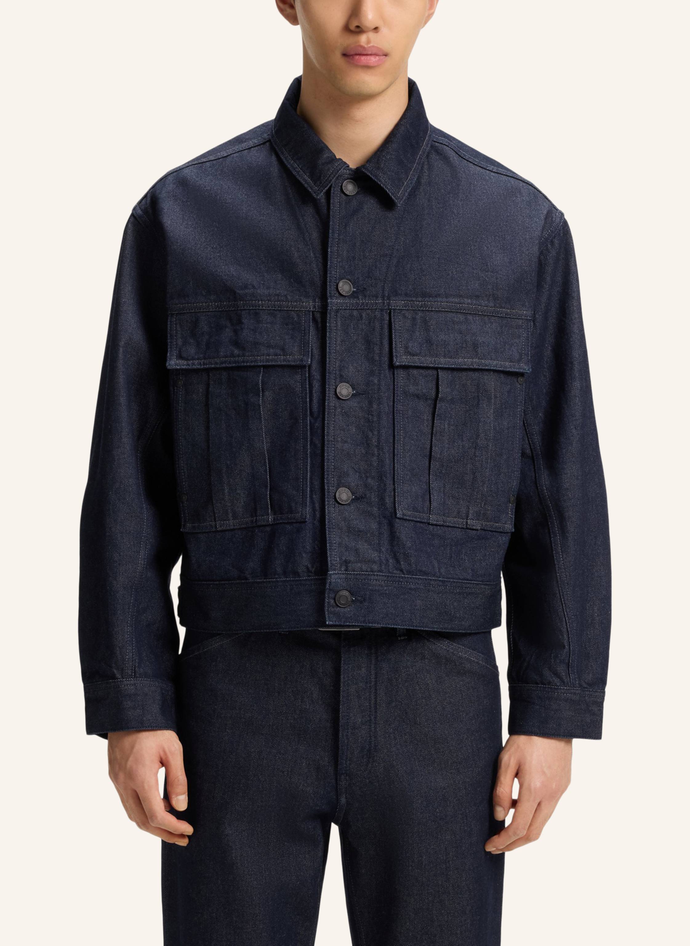 Thumbnail - Hugo Casual Jacke Hugo 083 Relaxed Fit blau