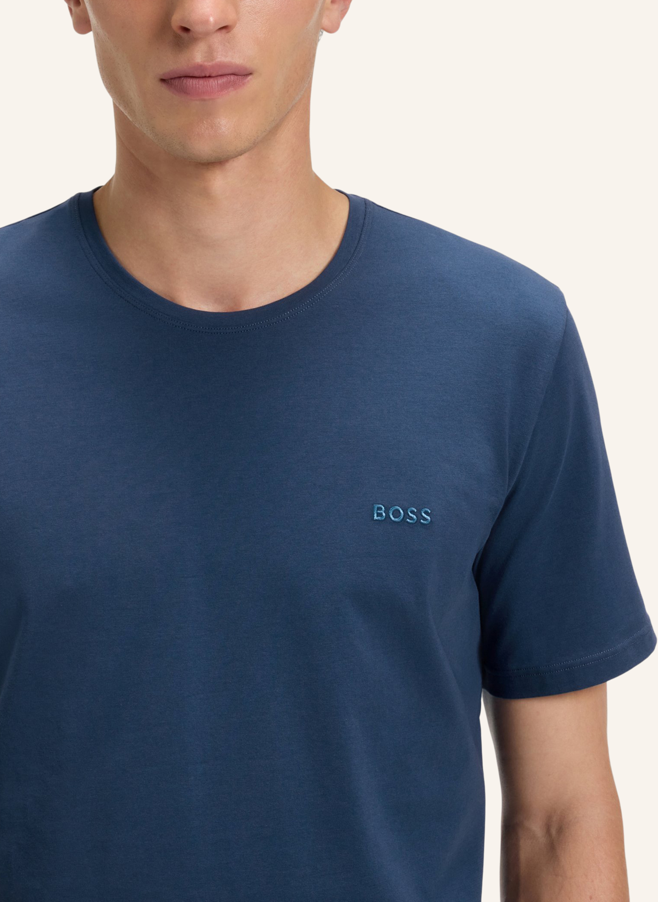 Thumbnail - Boss Loungewear Oberteil Mix&Match T-Shirt R Regular Fit blau