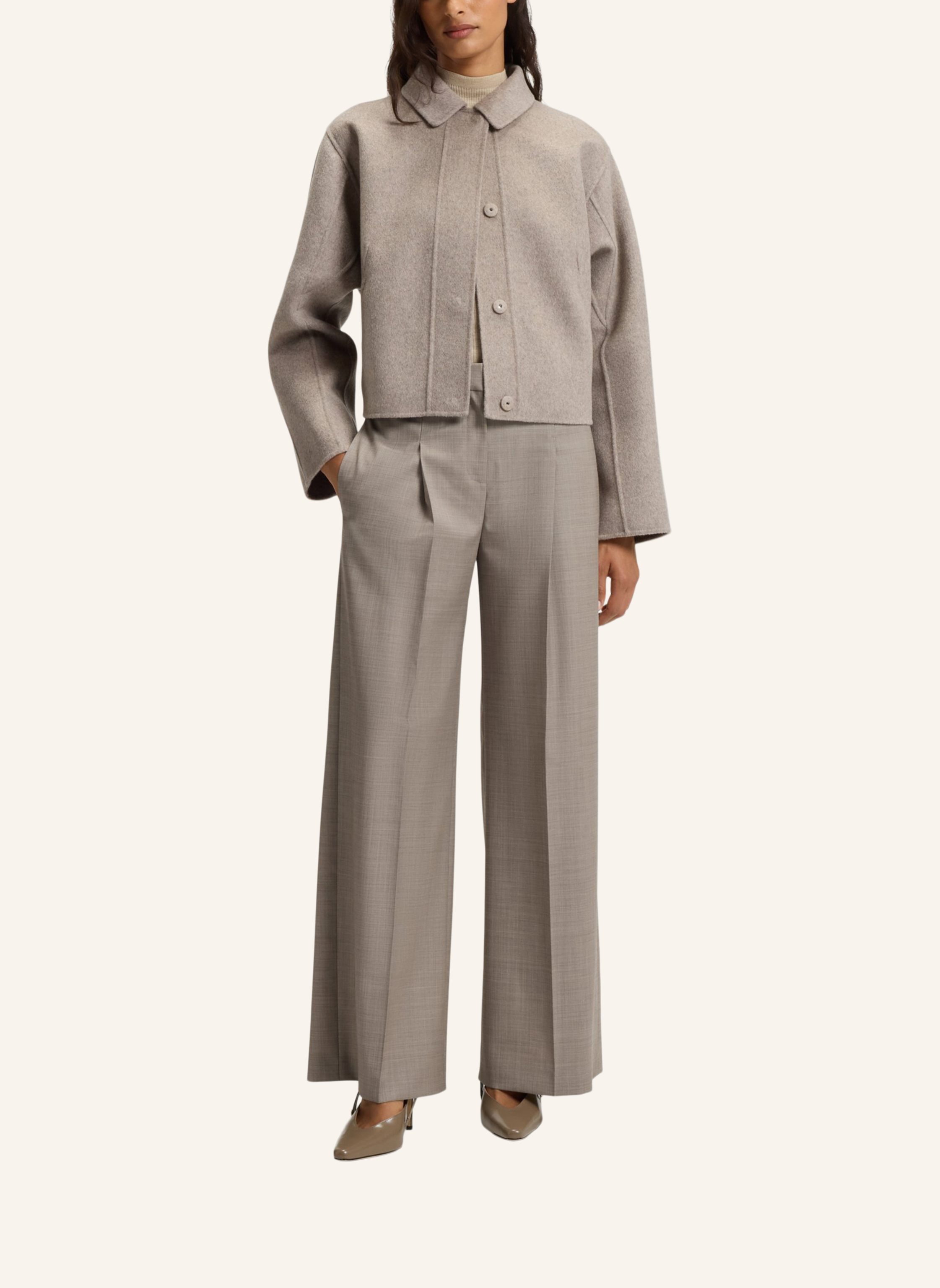 Thumbnail - Boss Business Hose tiana4 Regular Fit beige