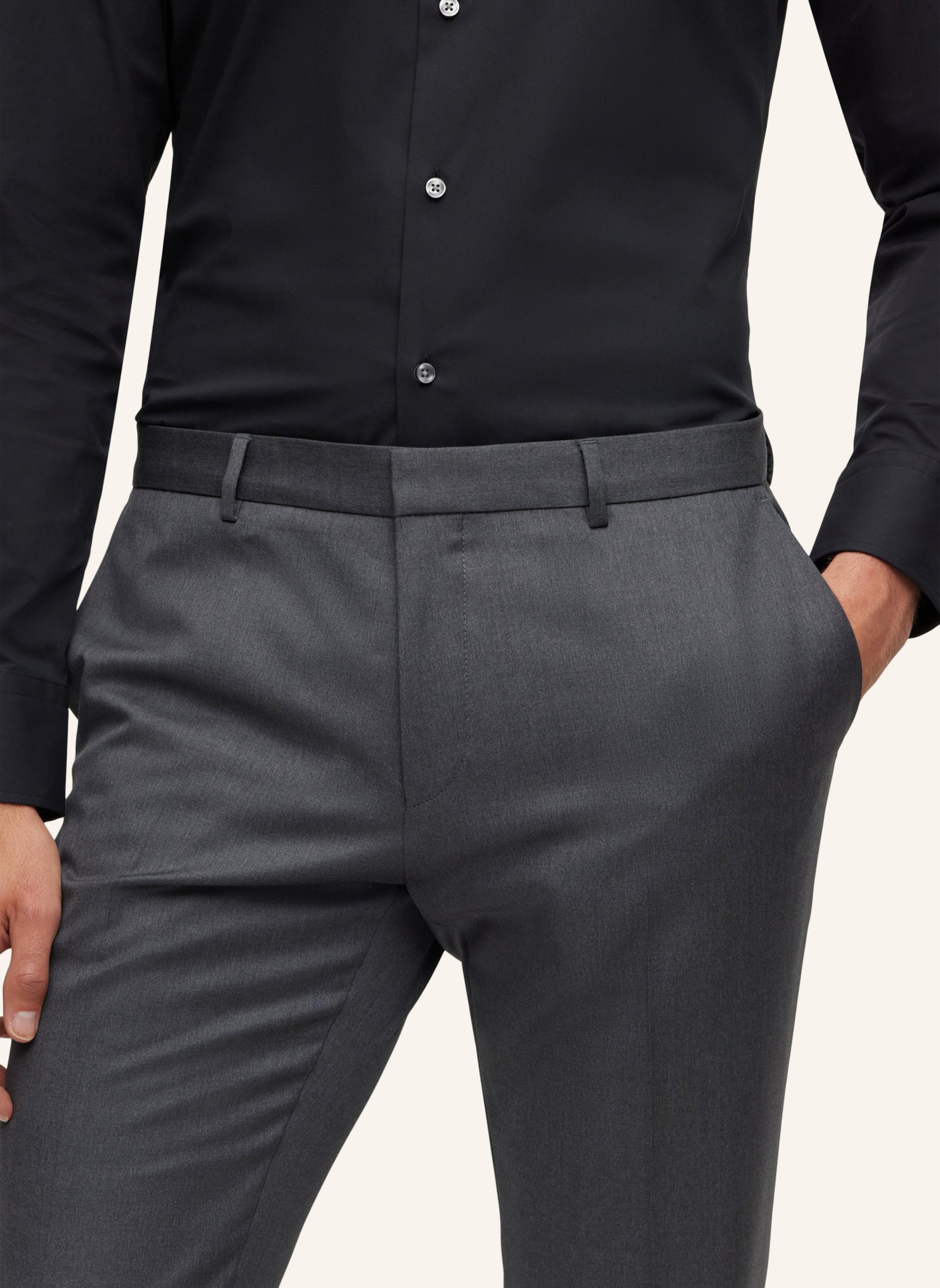 Thumbnail - Boss Business Hose H-Wenten-b1 Extra-Slim Fit grau