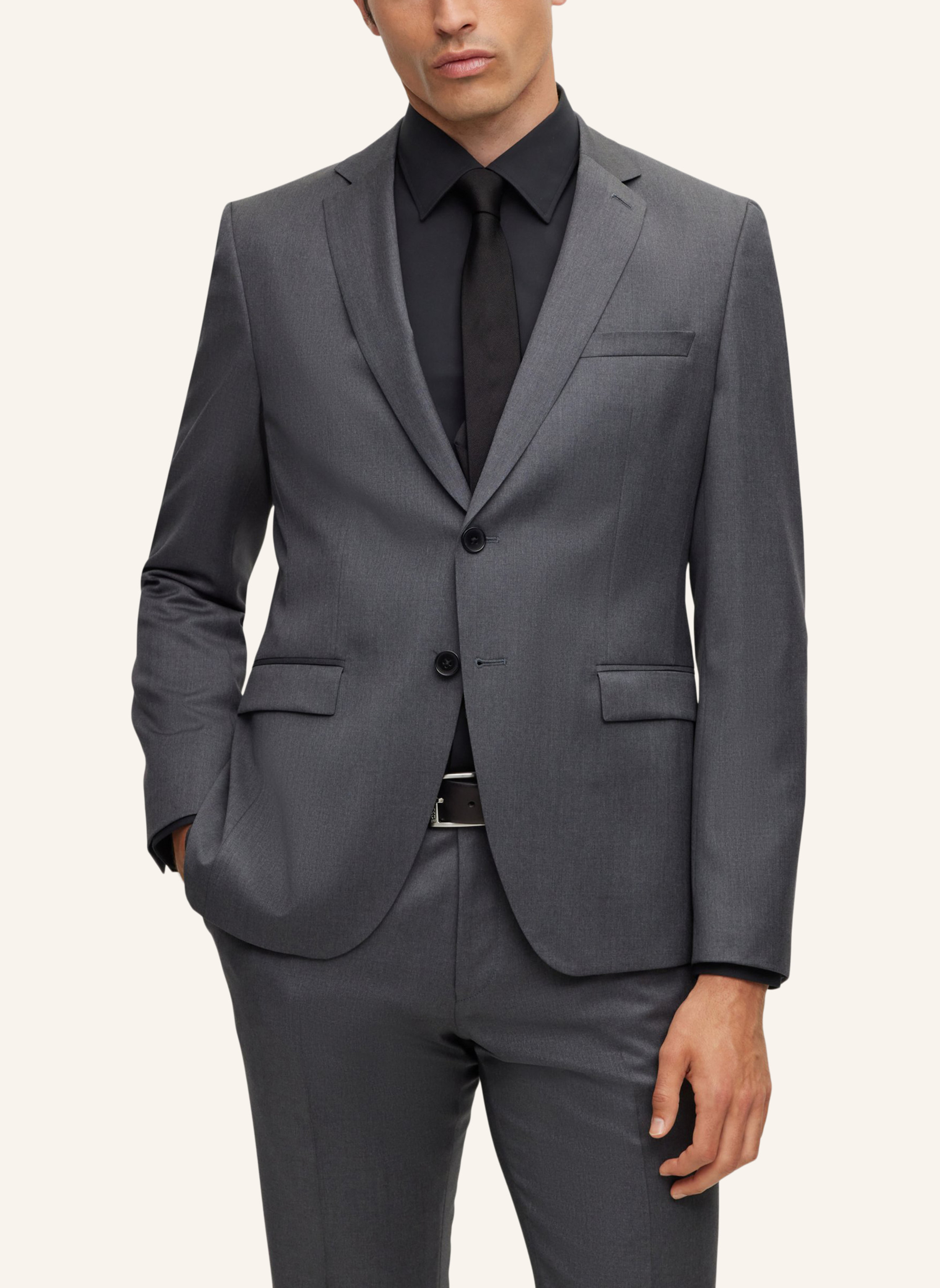 Thumbnail - Boss Blazer H-Reymond-b1 Extra-Slim Fit grau