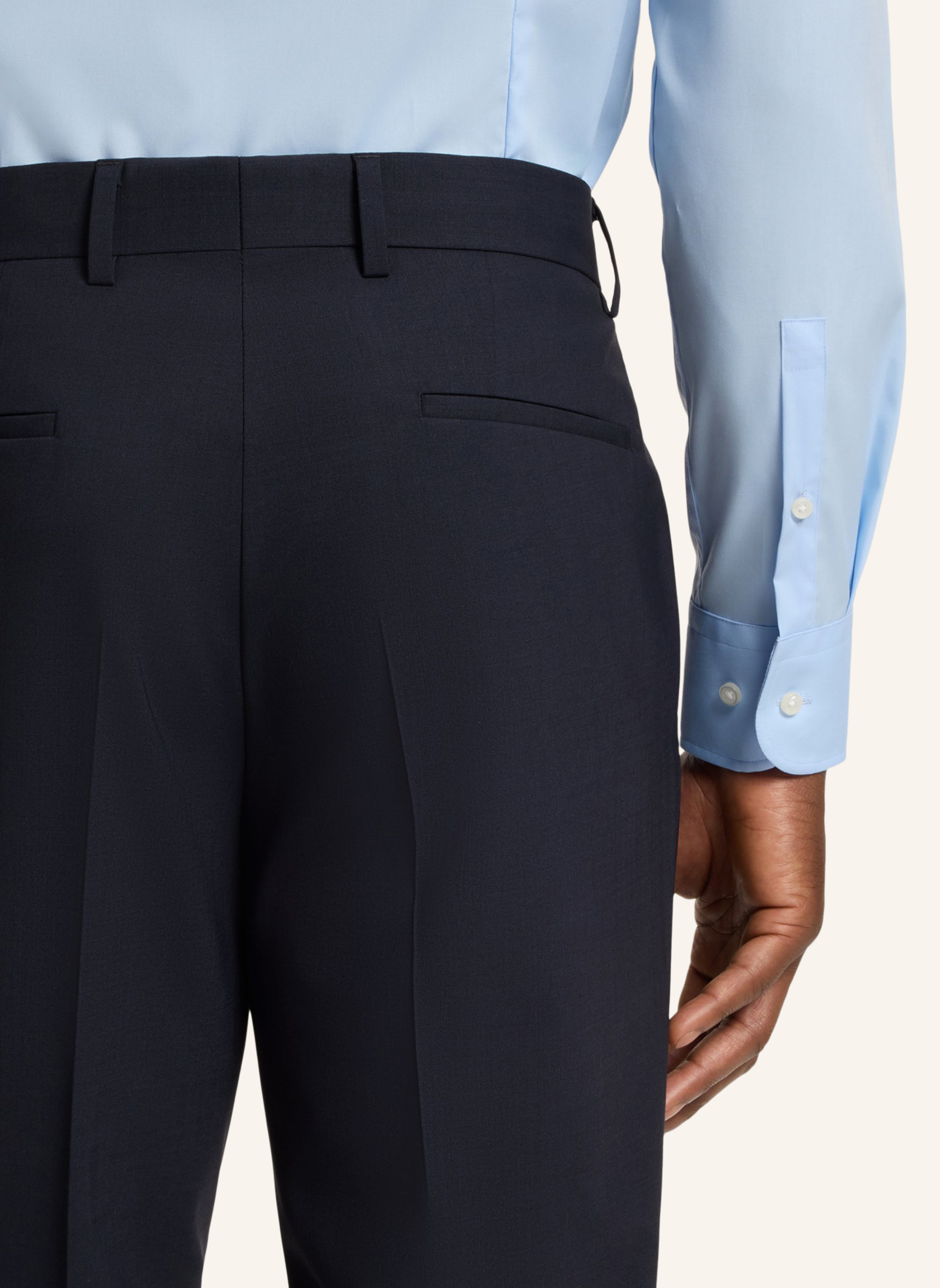 Thumbnail - Boss Business Hose H-Genius-Mm-224 Slim Fit blau