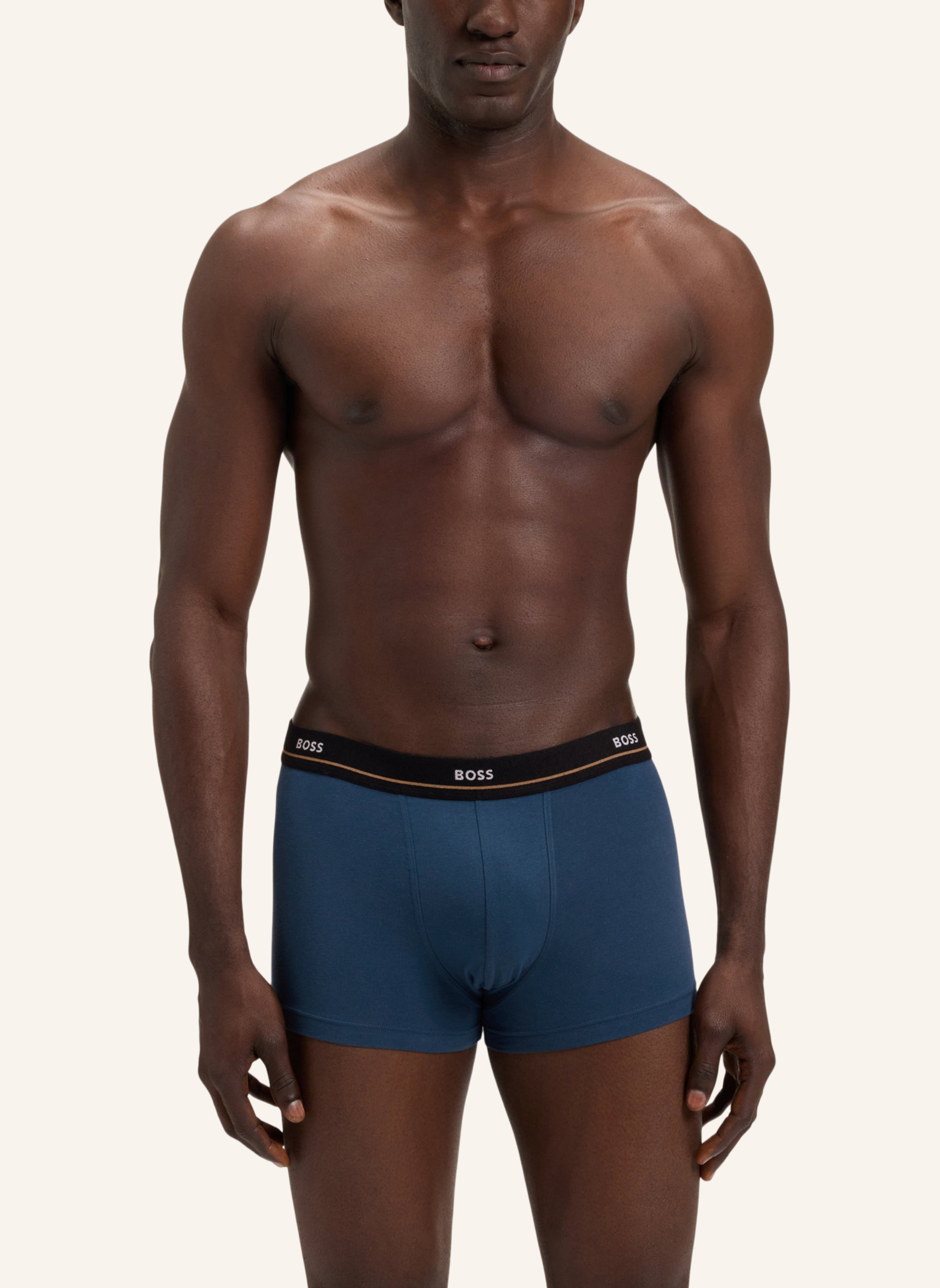 Thumbnail - Boss Boxershort Trunk 5p Essential schwarz