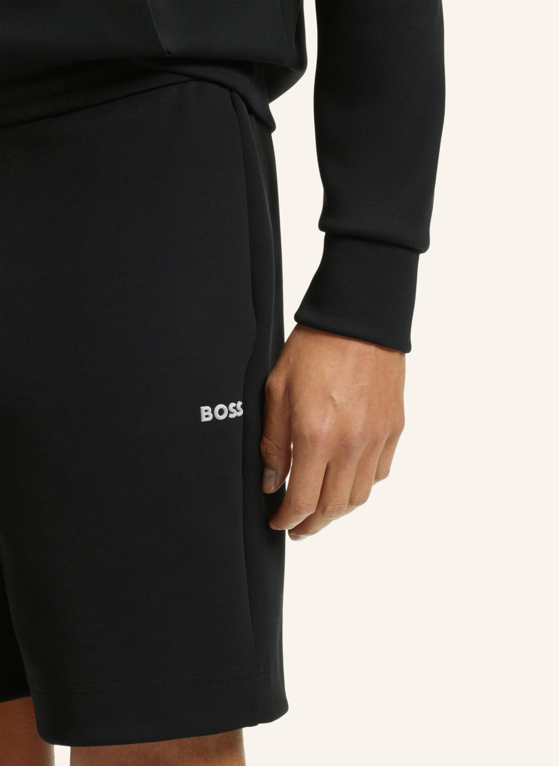 Thumbnail - Boss Casual Hose Shorts Zone Regular Fit schwarz