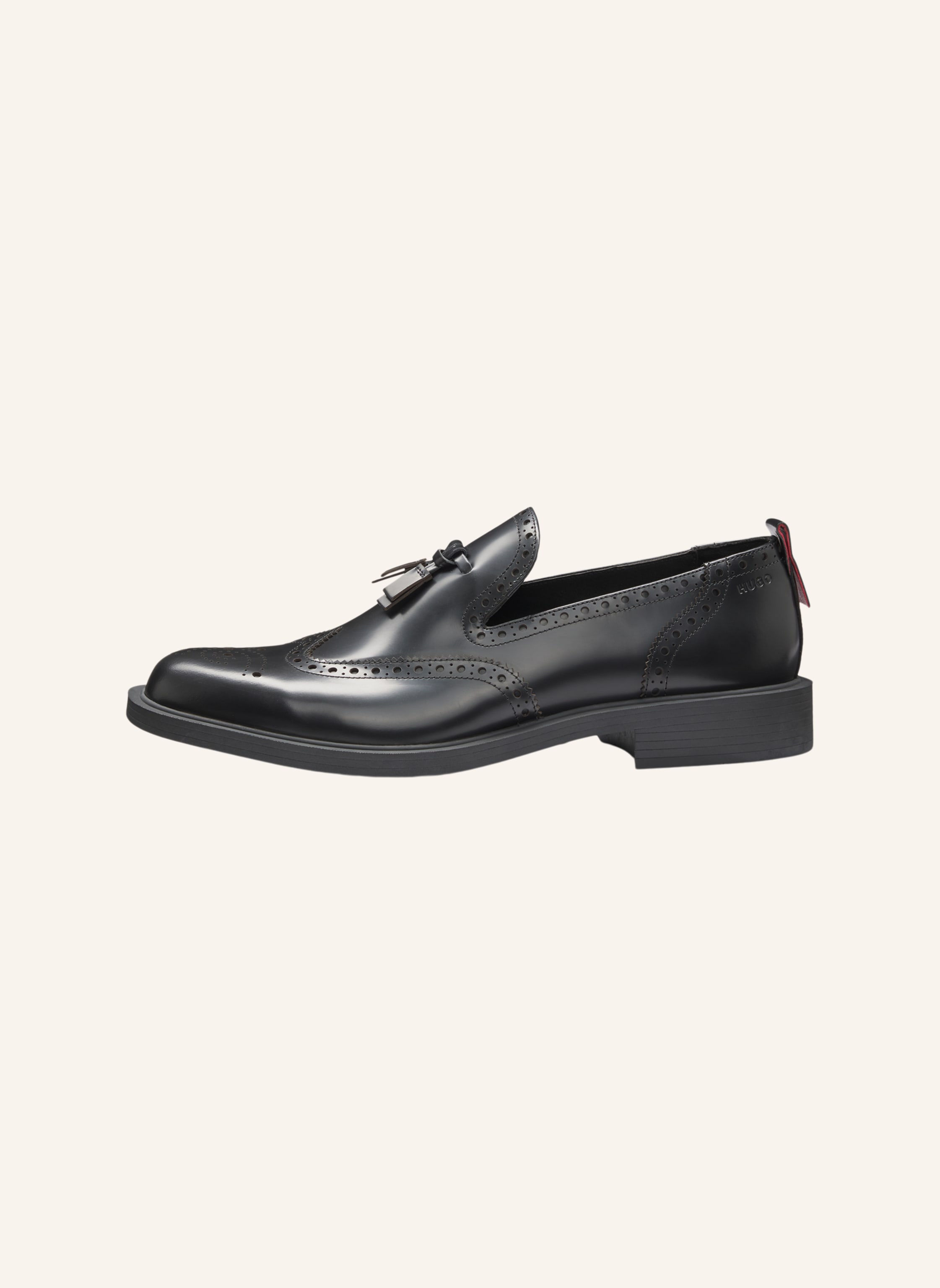 Thumbnail - Hugo Casual Slipper Lysander_Loaf_Bobr schwarz