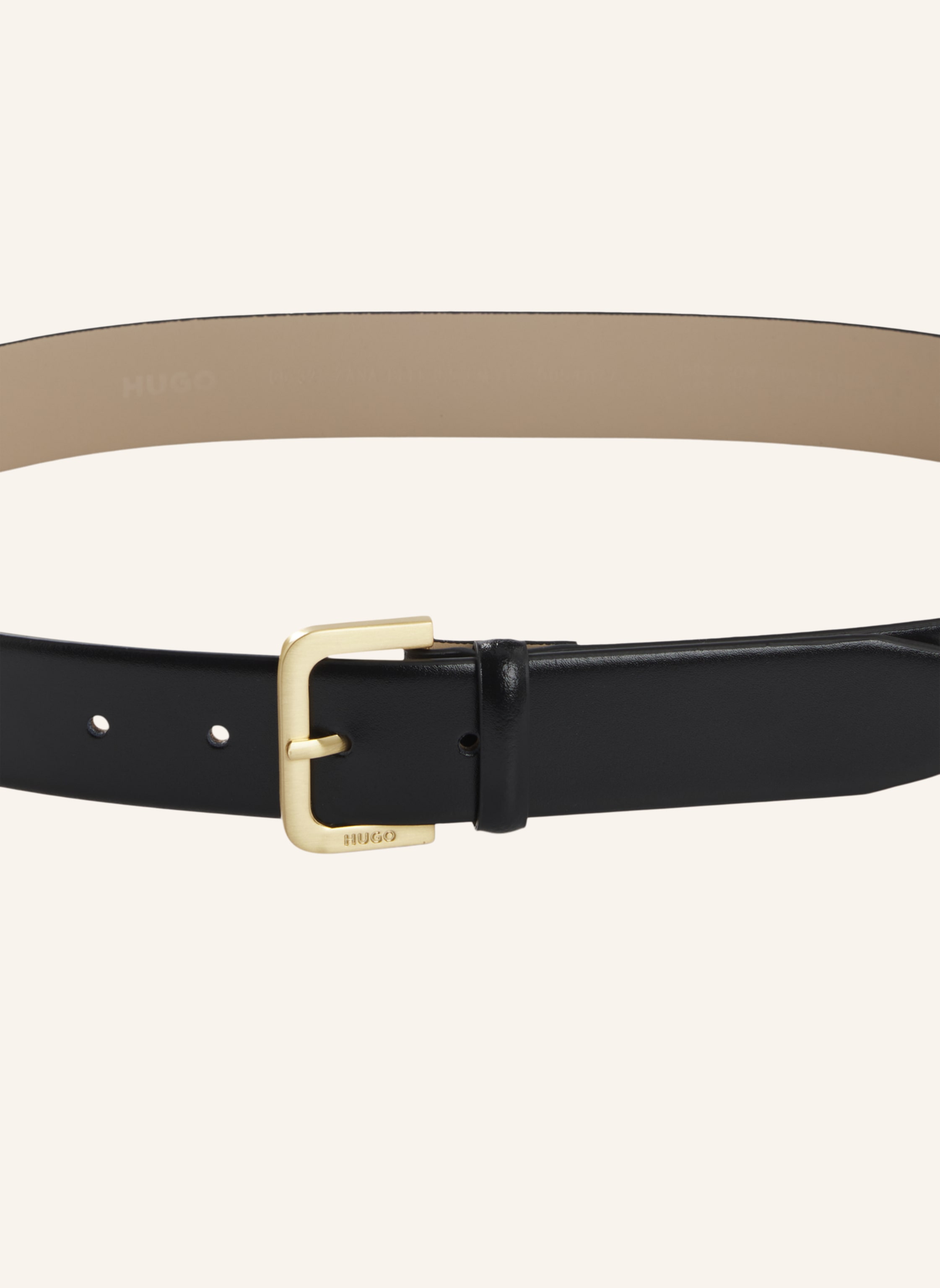 Thumbnail - Hugo Casual Gürtel Zana Belt 3,5 Cm-Zl schwarz