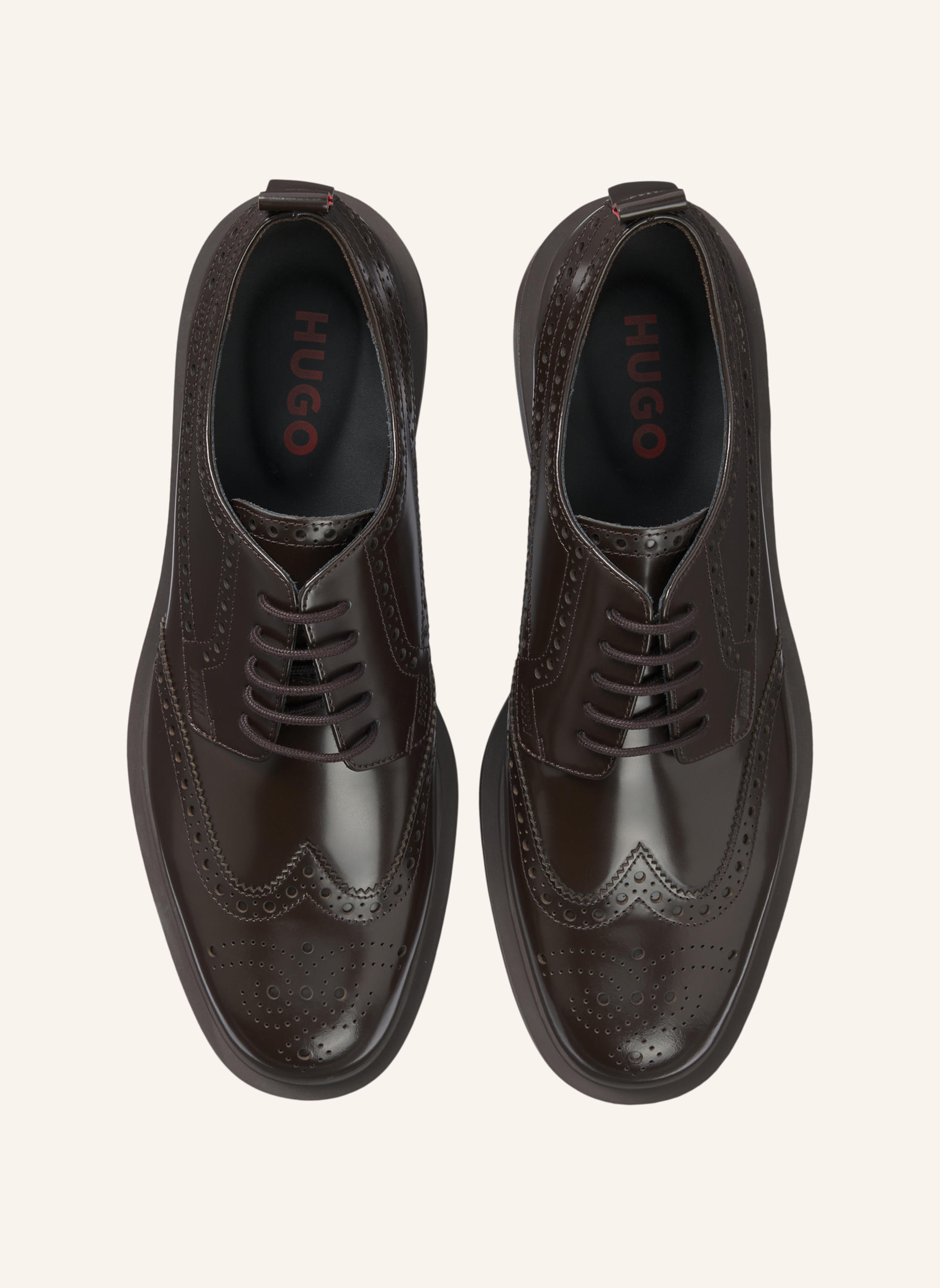 Thumbnail - Hugo Business-Schnürschuh Lysander_Derb_Bobr braun