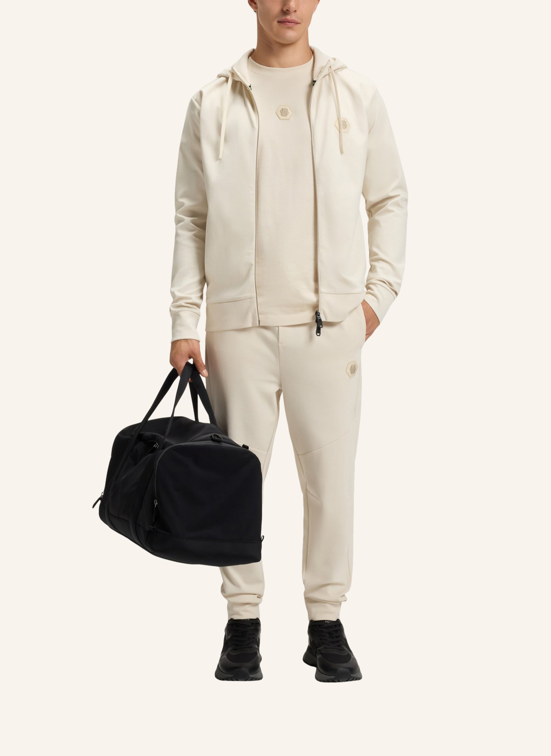 Thumbnail - Boss Sweatshirt Saggy Future Relaxed Fit weiss