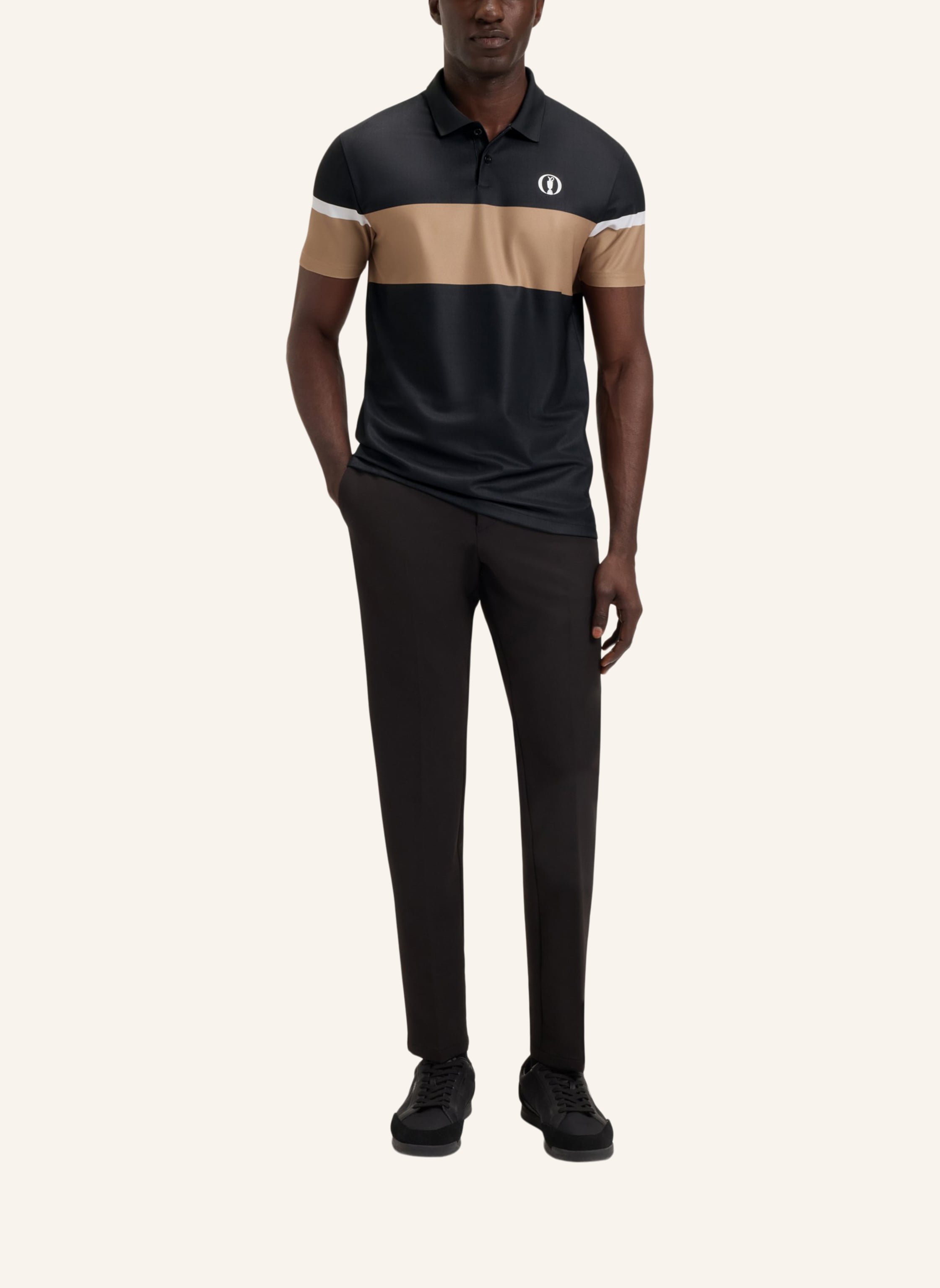 Thumbnail - Boss Poloshirt Paddy The Open 25 Regular Fit schwarz