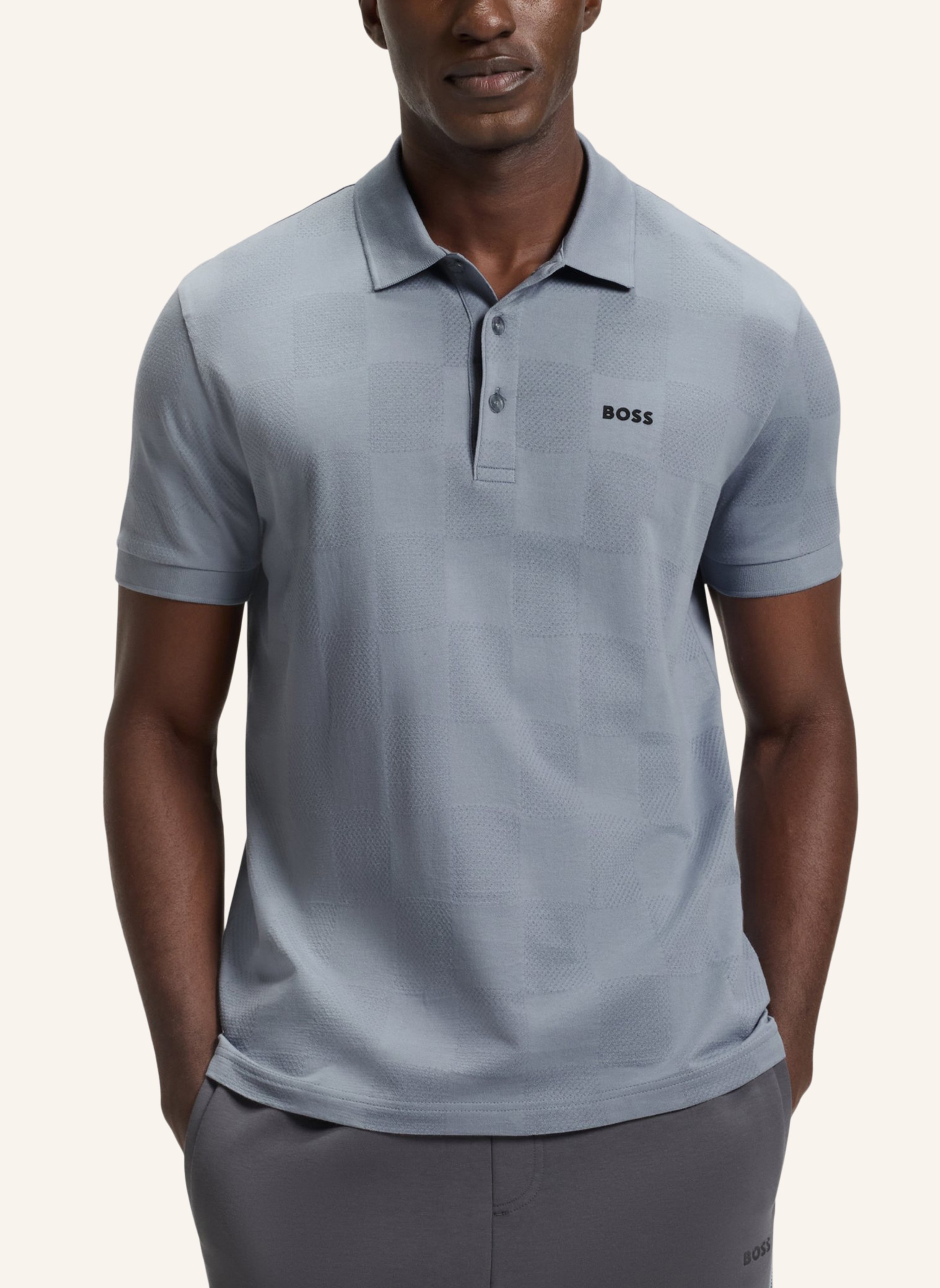 Thumbnail - Boss Poloshirt Patteo Goc Regular Fit grau