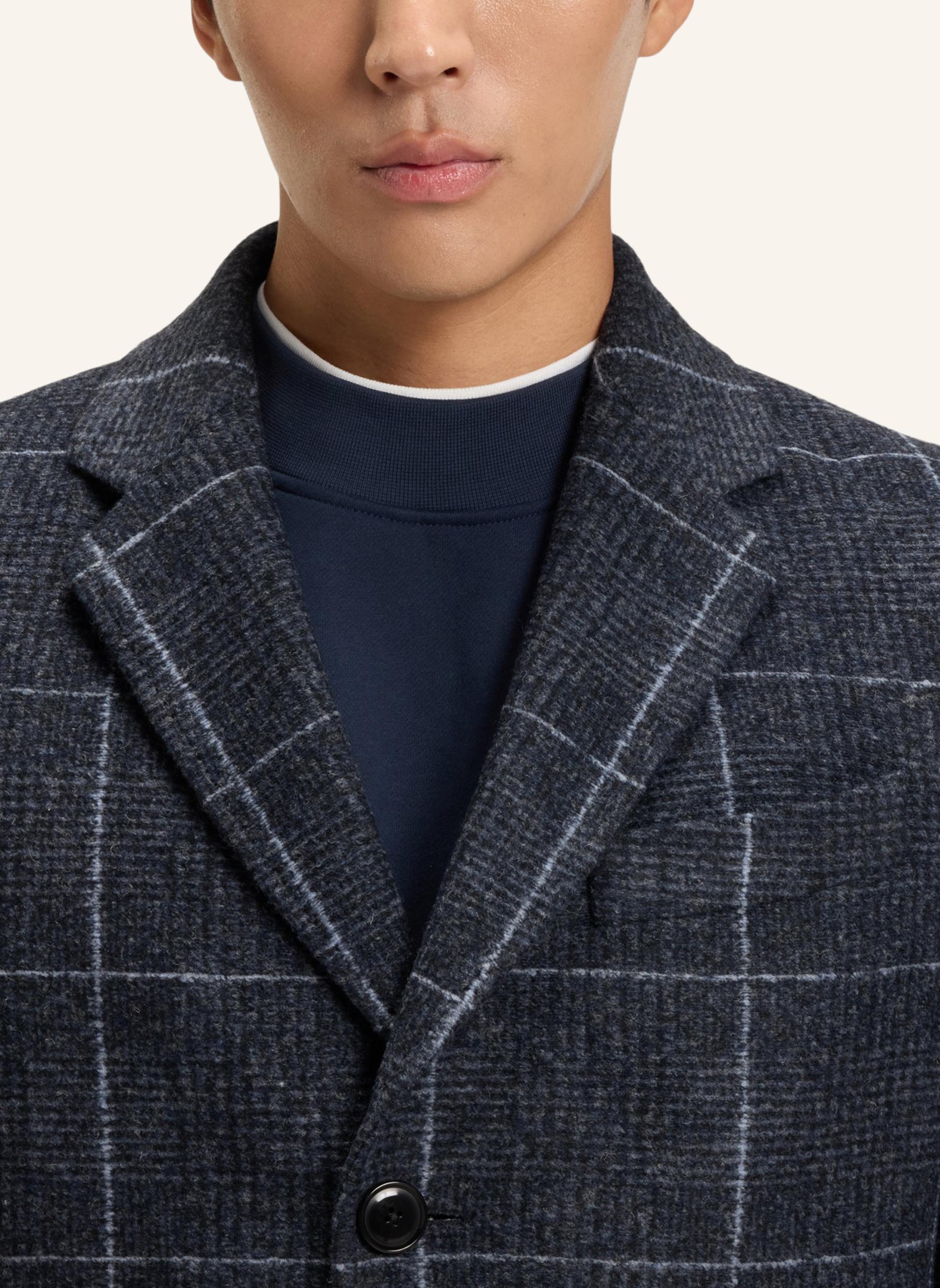 Thumbnail - Boss Klassischer Mantel H-Hyde-J-254 Slim Fit blau