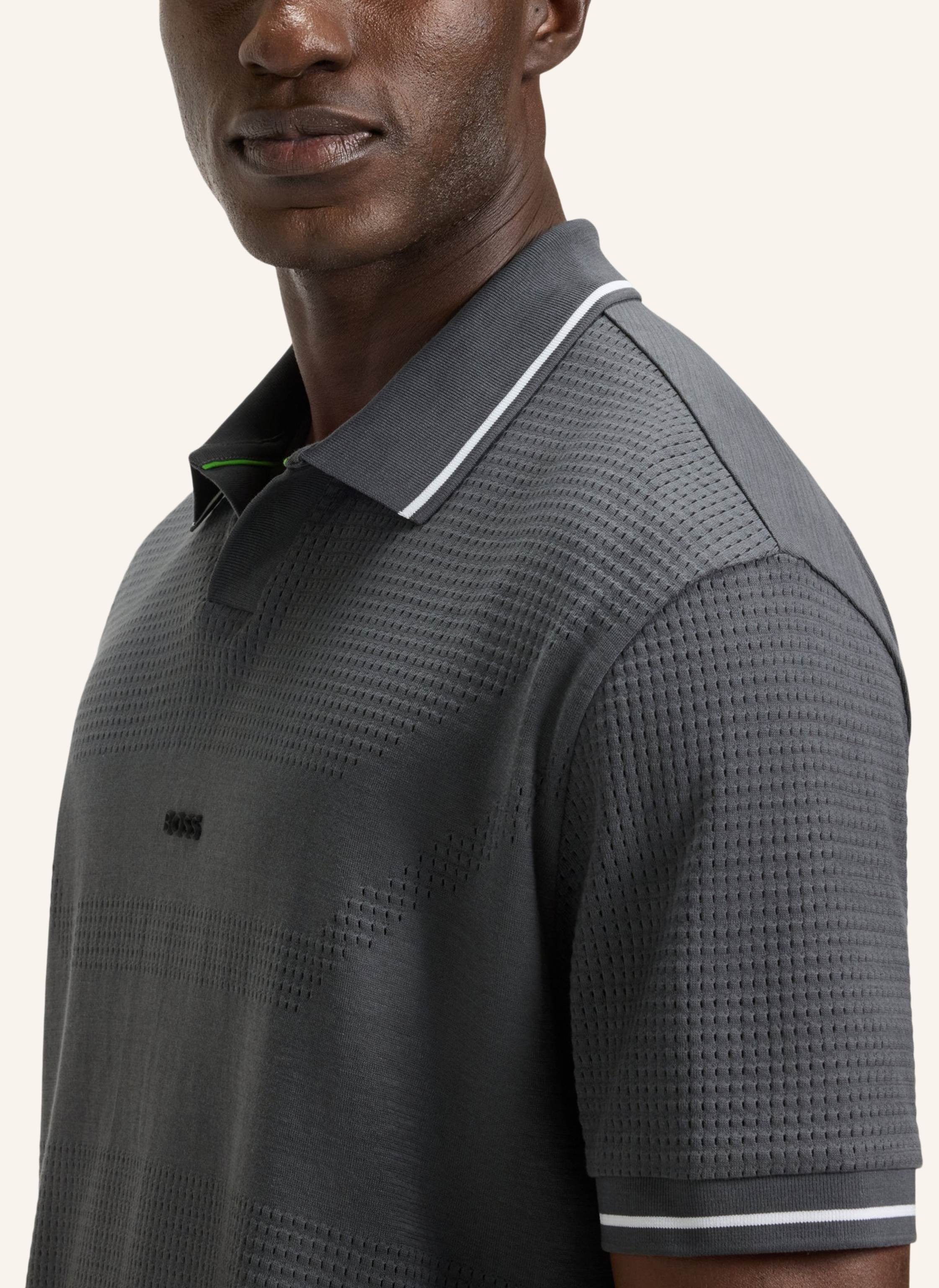 Thumbnail - Boss Poloshirt Polo Retro Tl Relaxed Fit grau