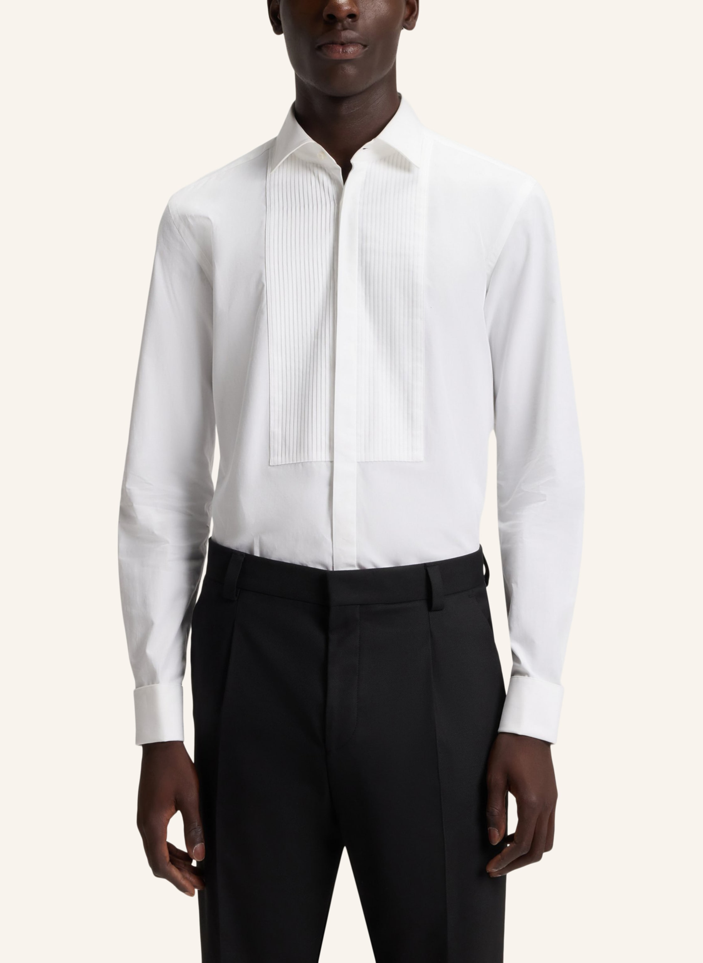 Thumbnail - Hugo Business Hemd Kameron Slim Fit weiss