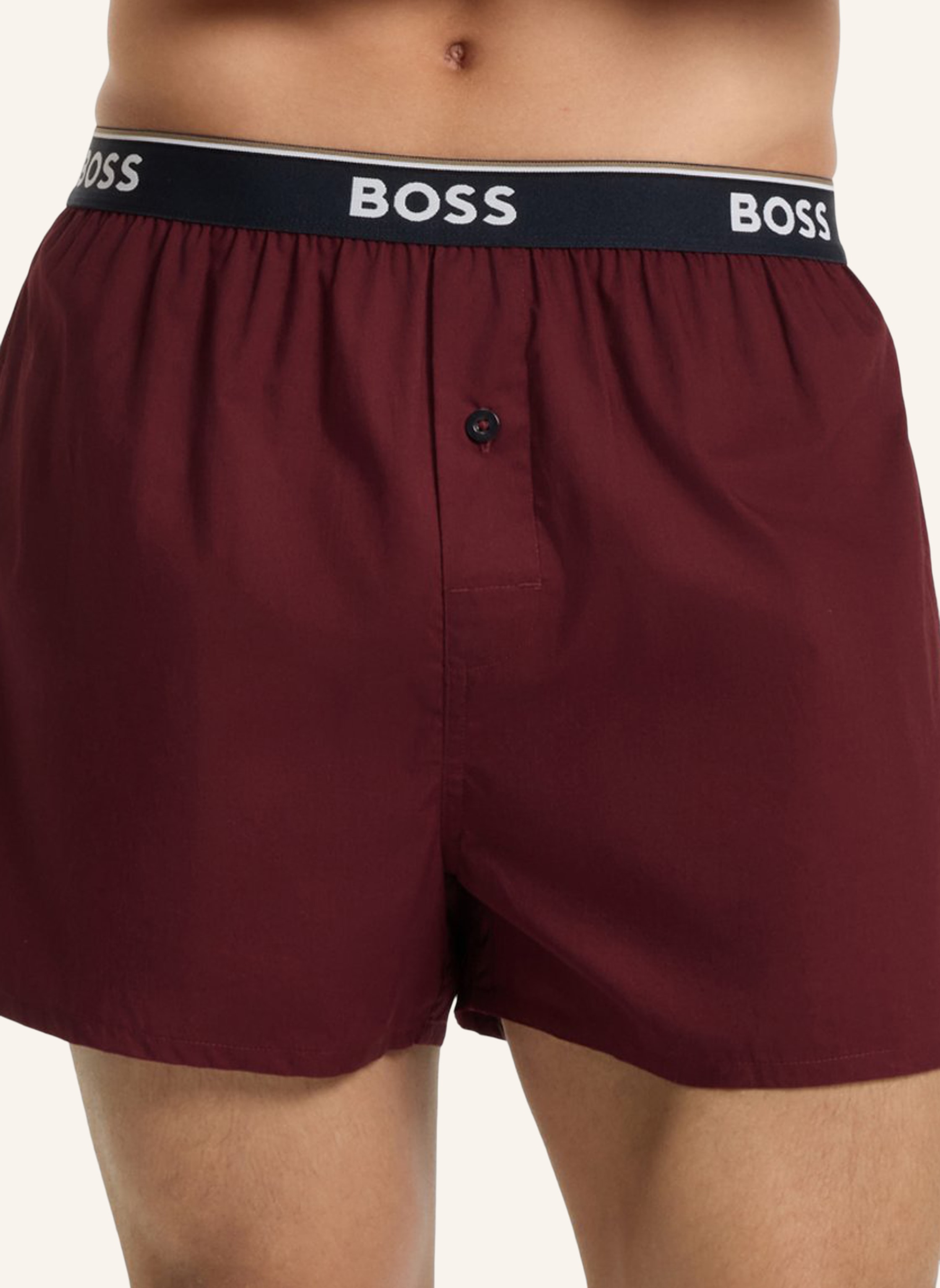 Thumbnail - Boss Pyjamas Unterteil 2p Boxer Shorts Ew rot