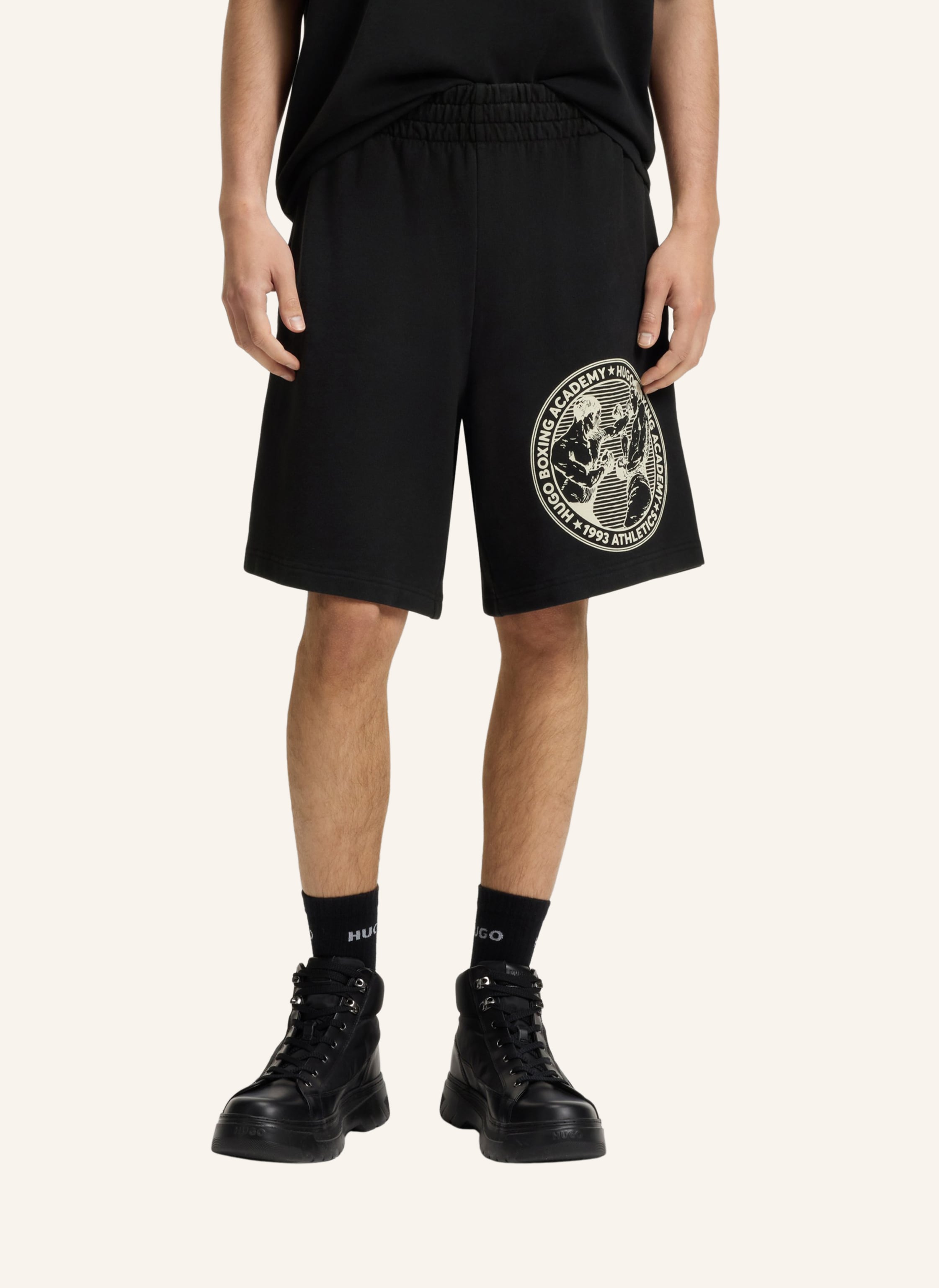 Thumbnail - Hugo Casual Hose Dubox Relaxed Fit schwarz
