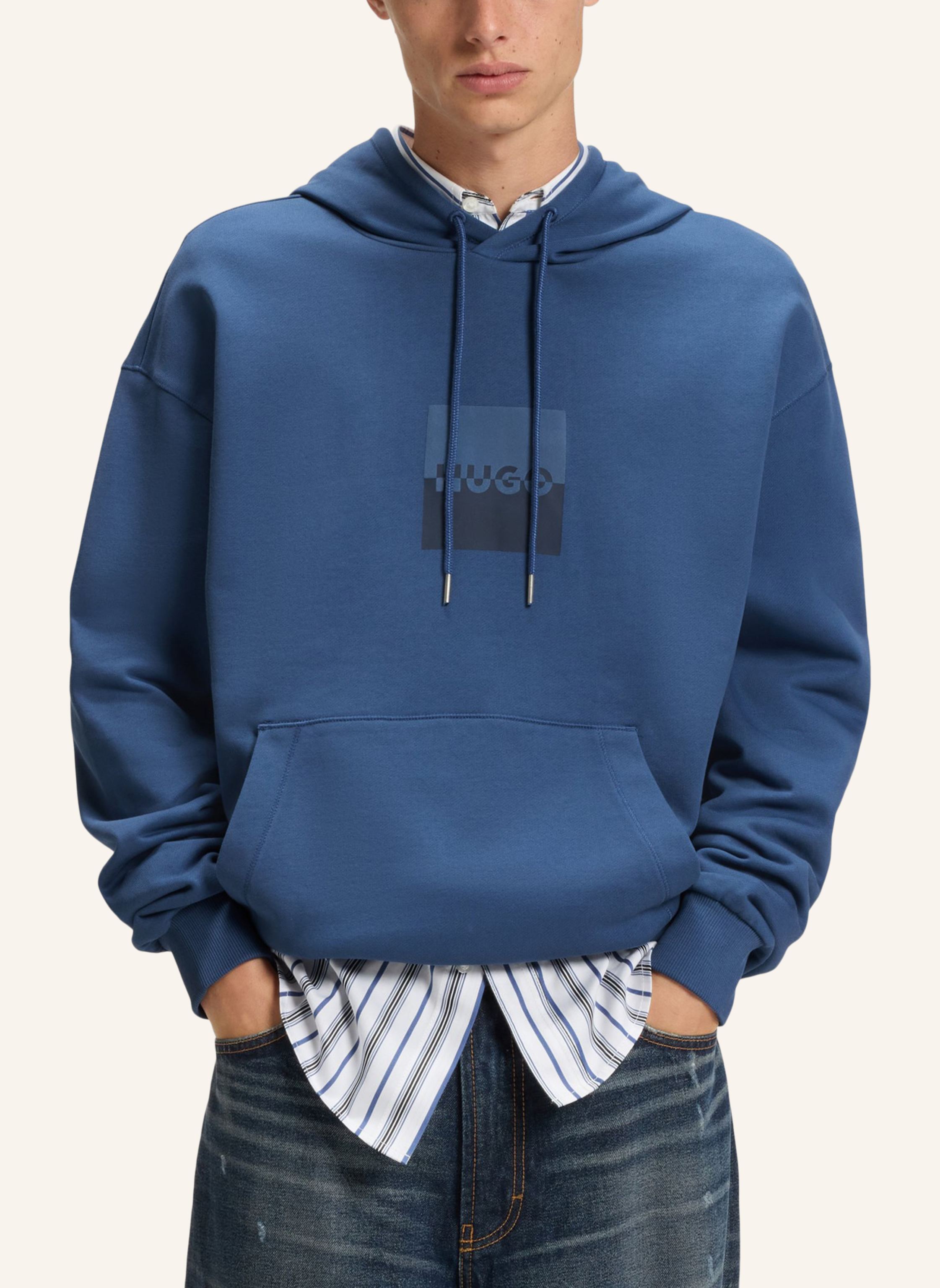 Thumbnail - Hugo Sweatshirt Duspliter Relaxed Fit blau