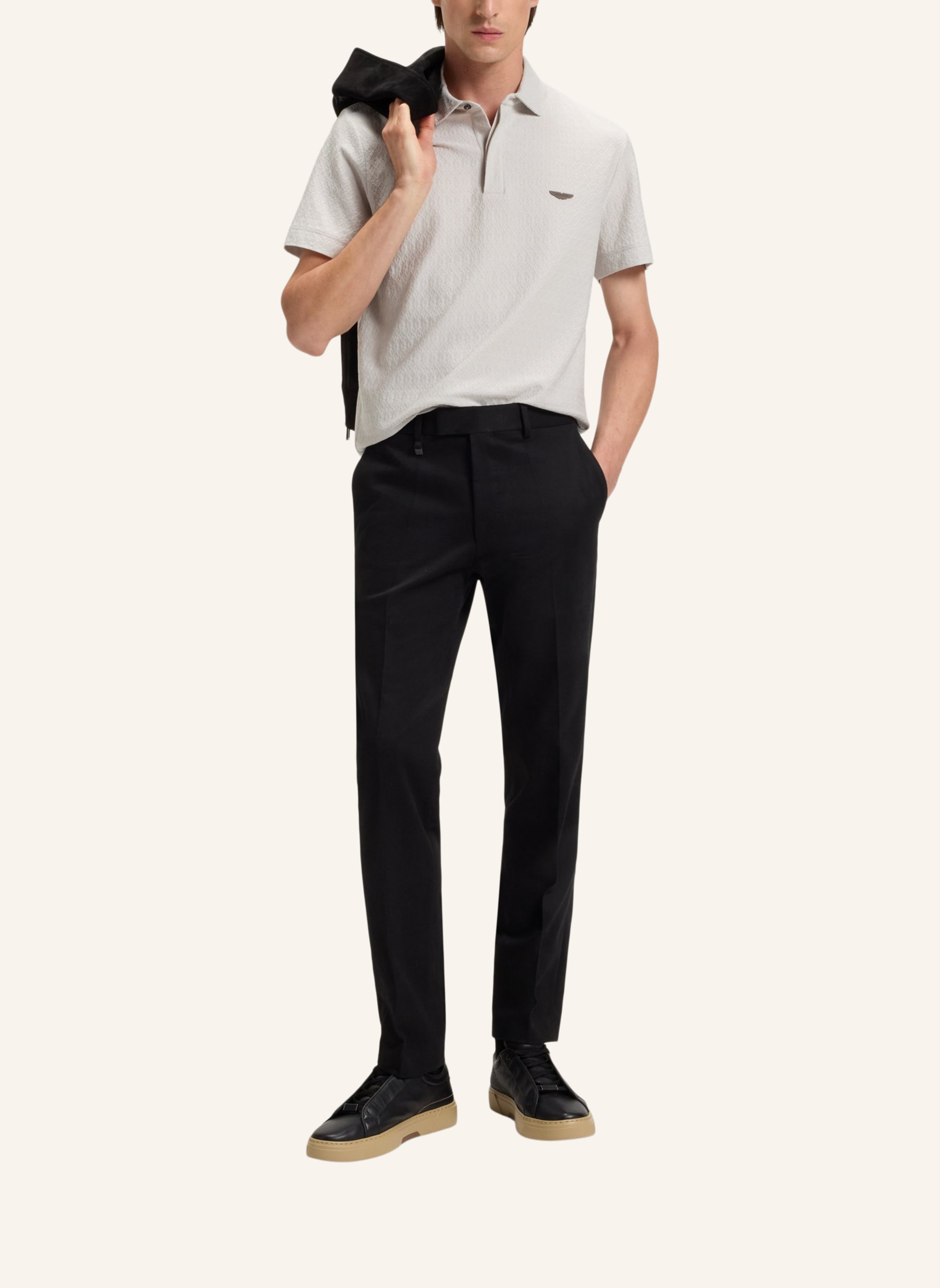 Thumbnail - Boss Poloshirt L-Tracy_Am-254 Regular Fit grau