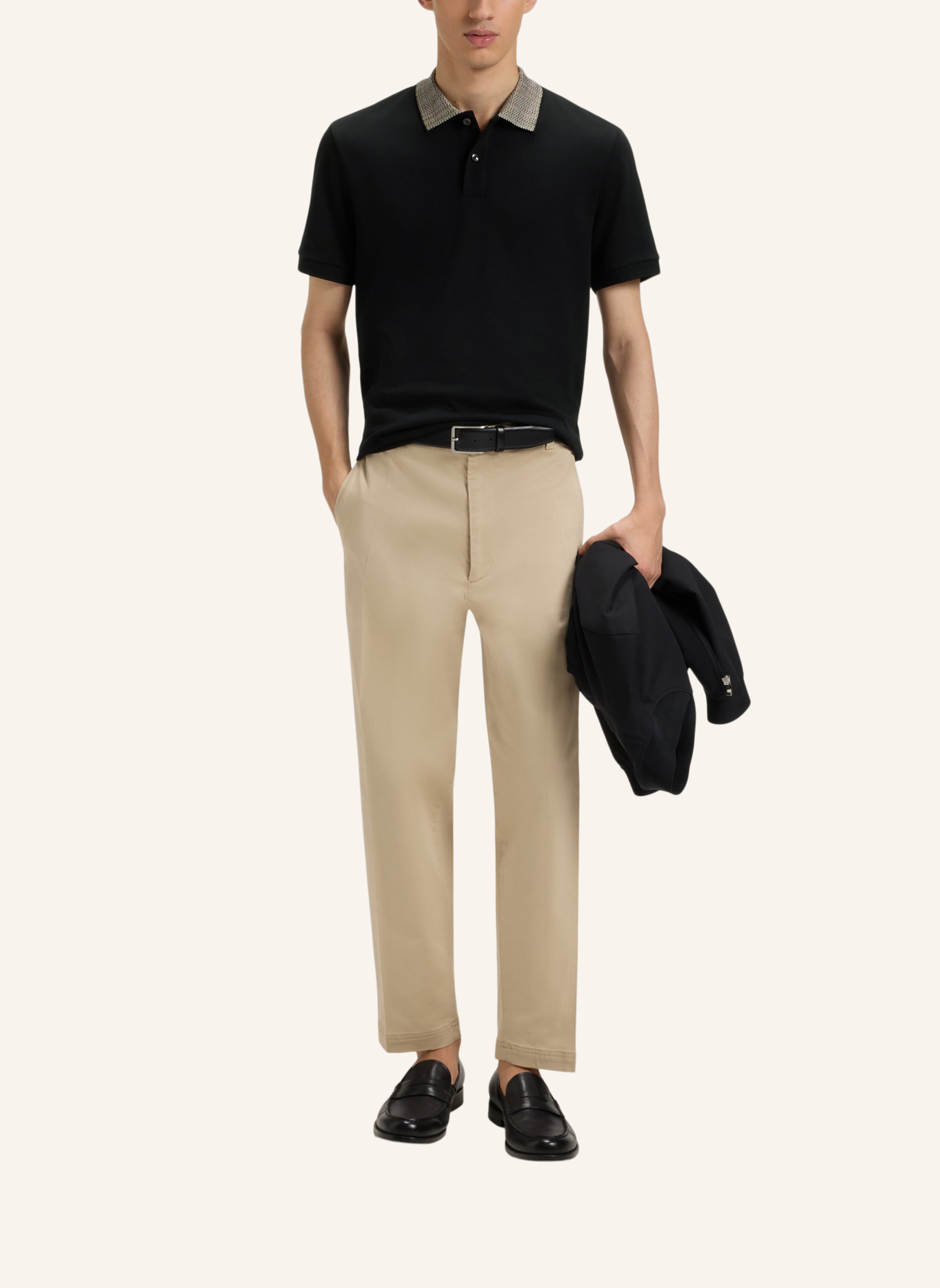 Thumbnail - Boss Poloshirt H-Parlay 302 Regular Fit schwarz