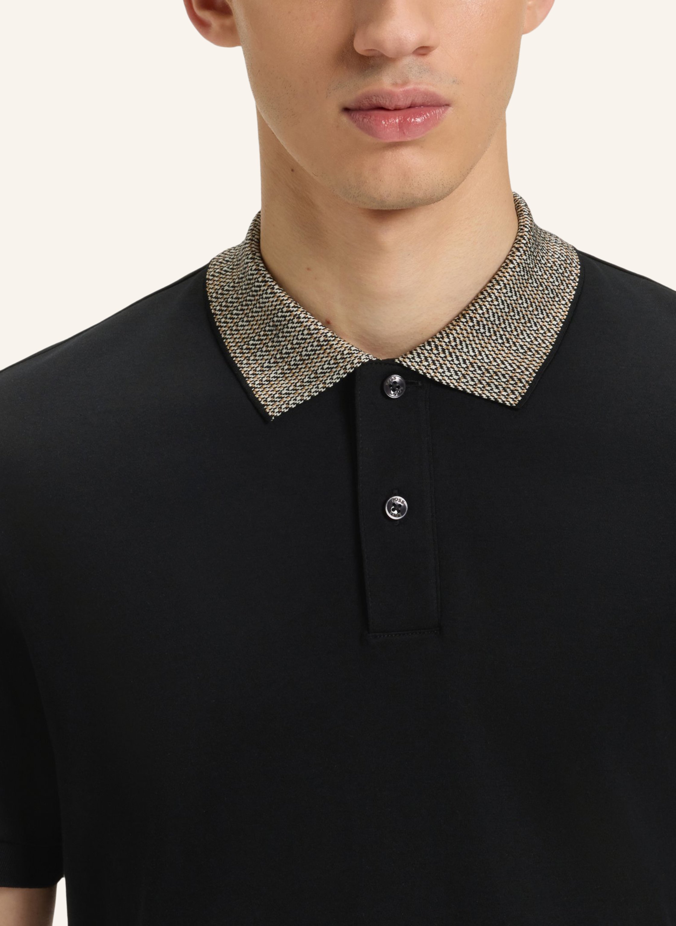 Thumbnail - Boss Poloshirt H-Parlay 302 Regular Fit schwarz