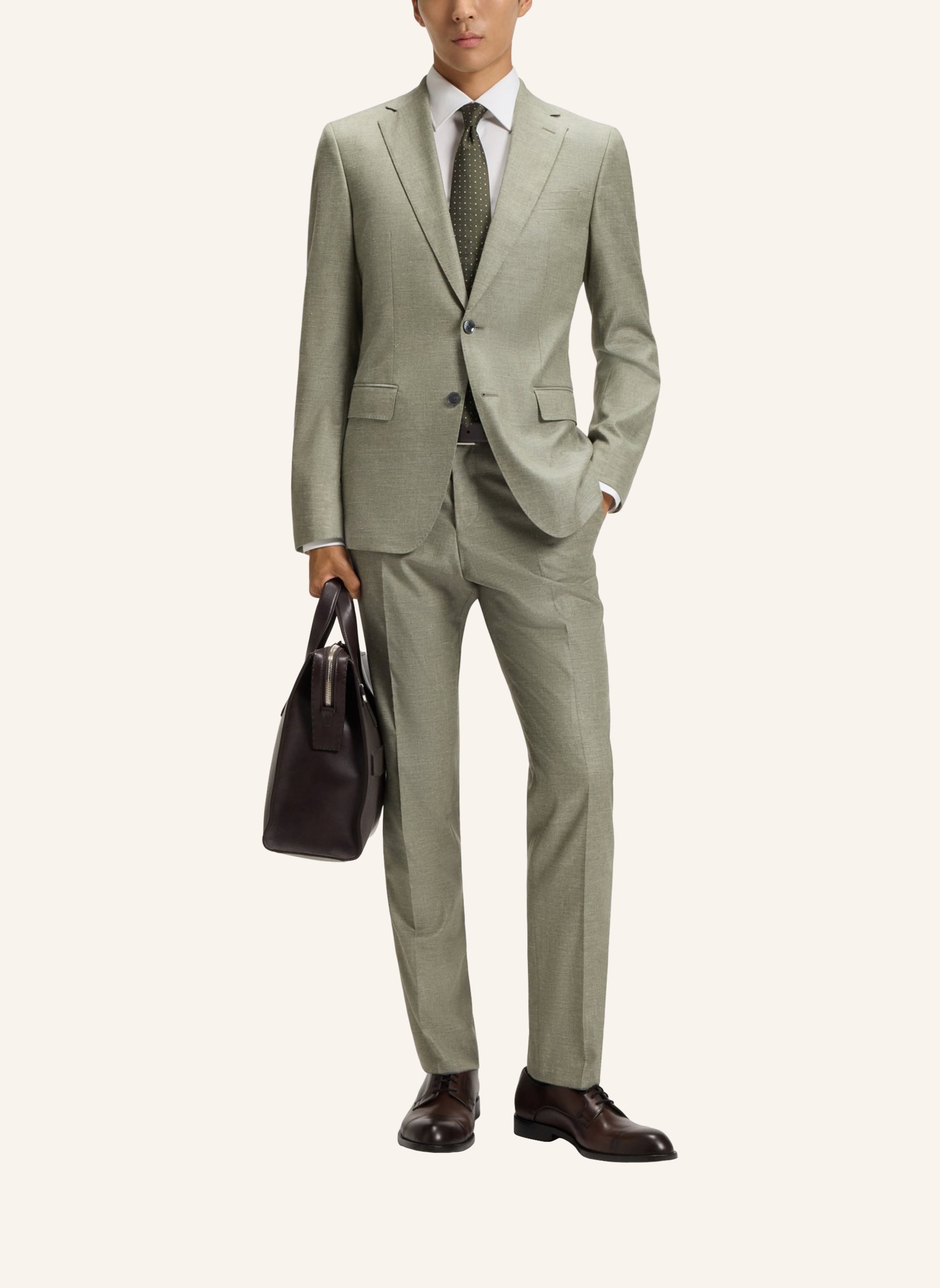 Thumbnail - Boss Business Hose H-Genius-253 Slim Fit gruen