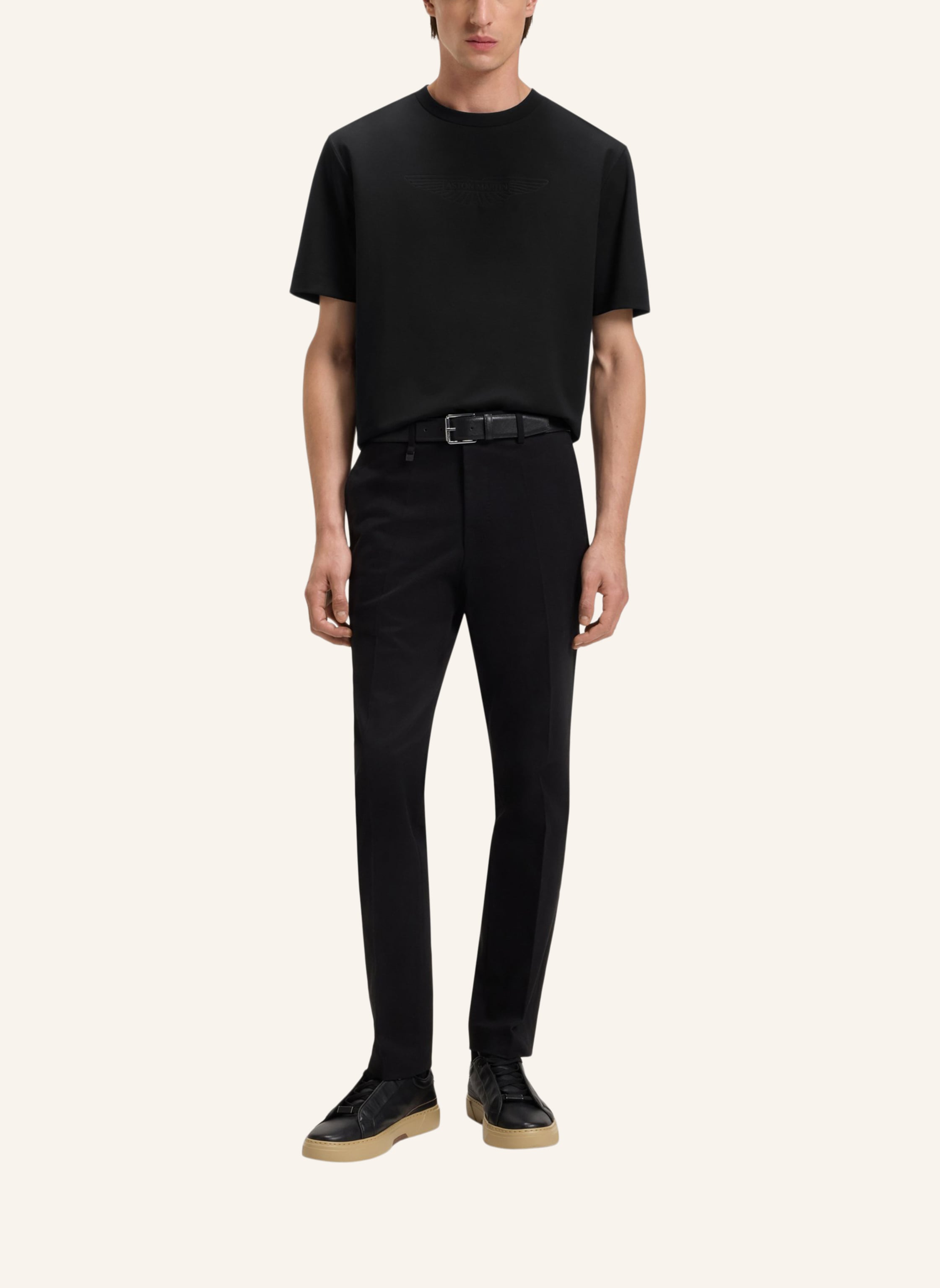 Thumbnail - Boss T-Shirt L-Max_Am-254 Regular Fit schwarz