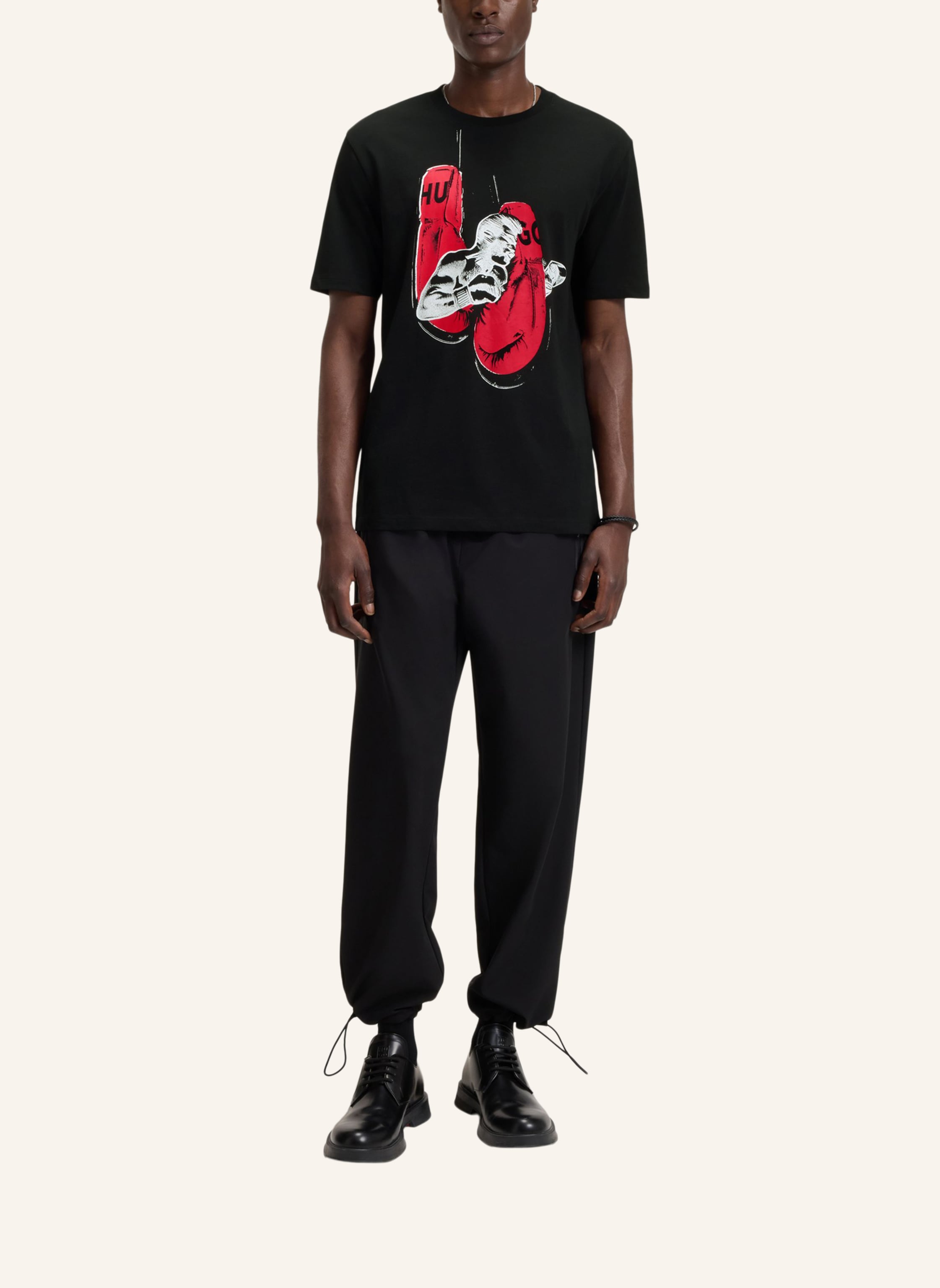 Thumbnail - Hugo T-Shirt Diboxer Regular Fit schwarz