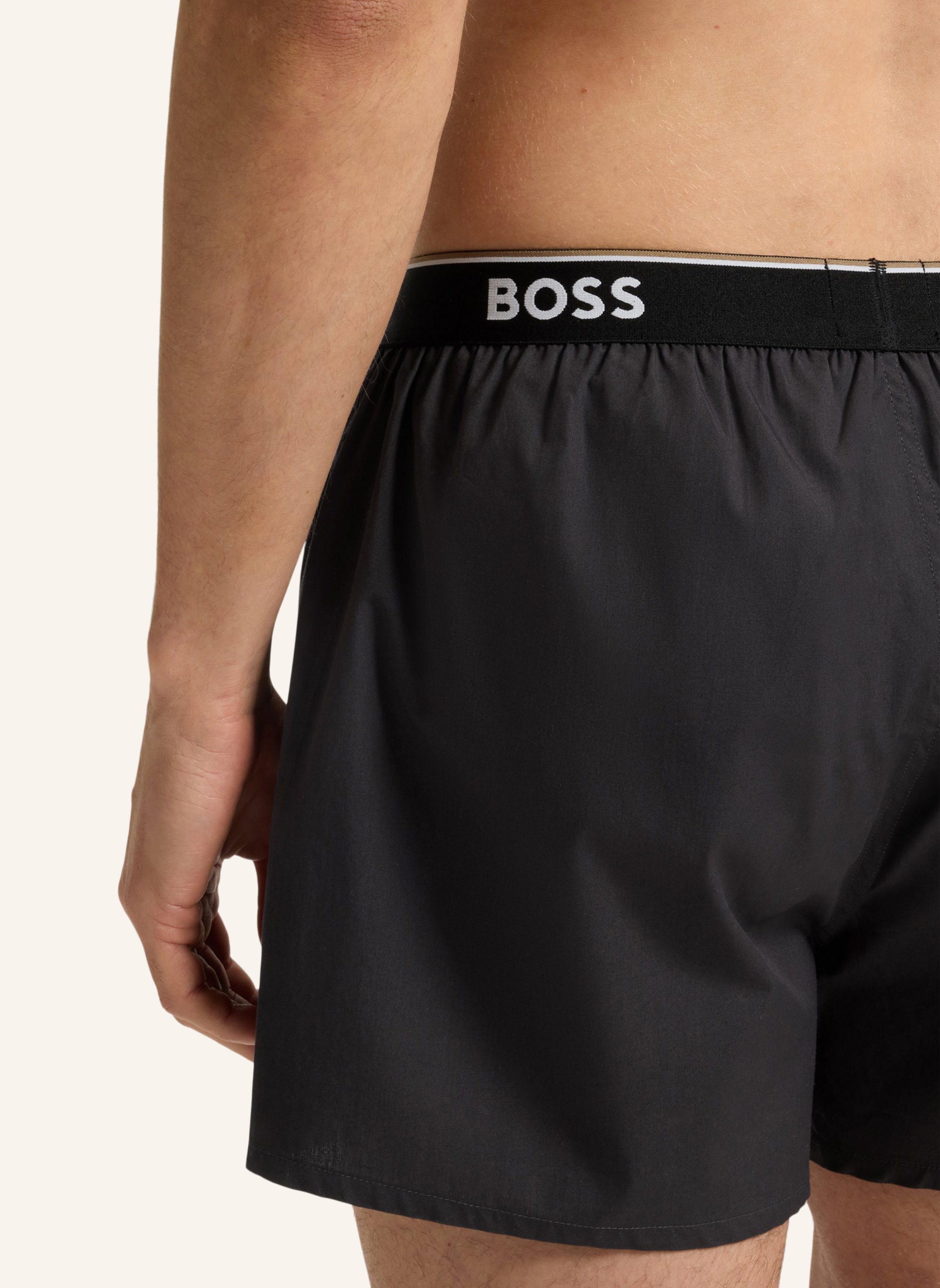 Thumbnail - Boss Pyjamas Unterteil 2p Boxer Shorts Ew grau