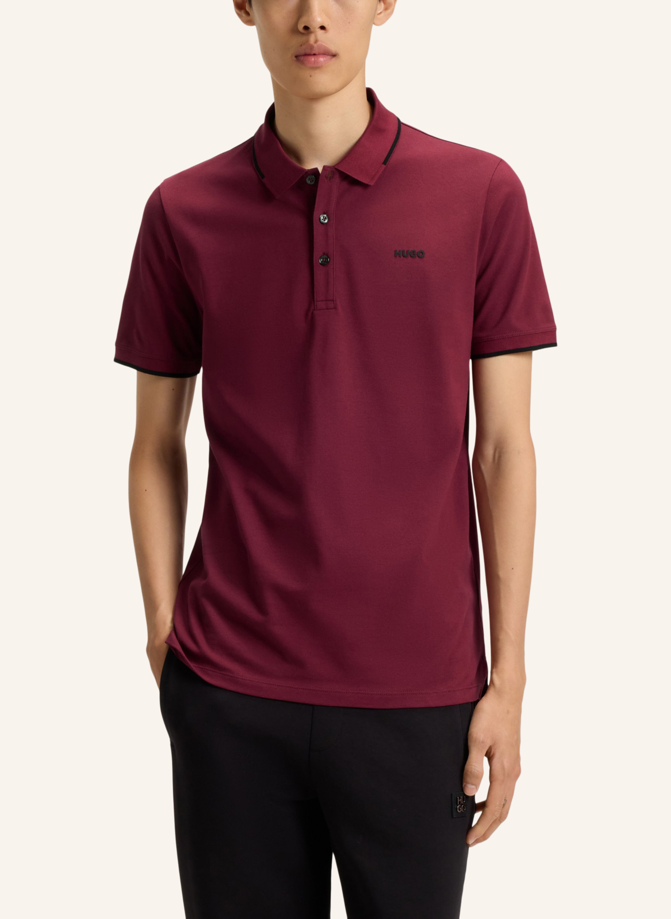 Thumbnail - Hugo Poloshirt dinoso222 Slim Fit rot