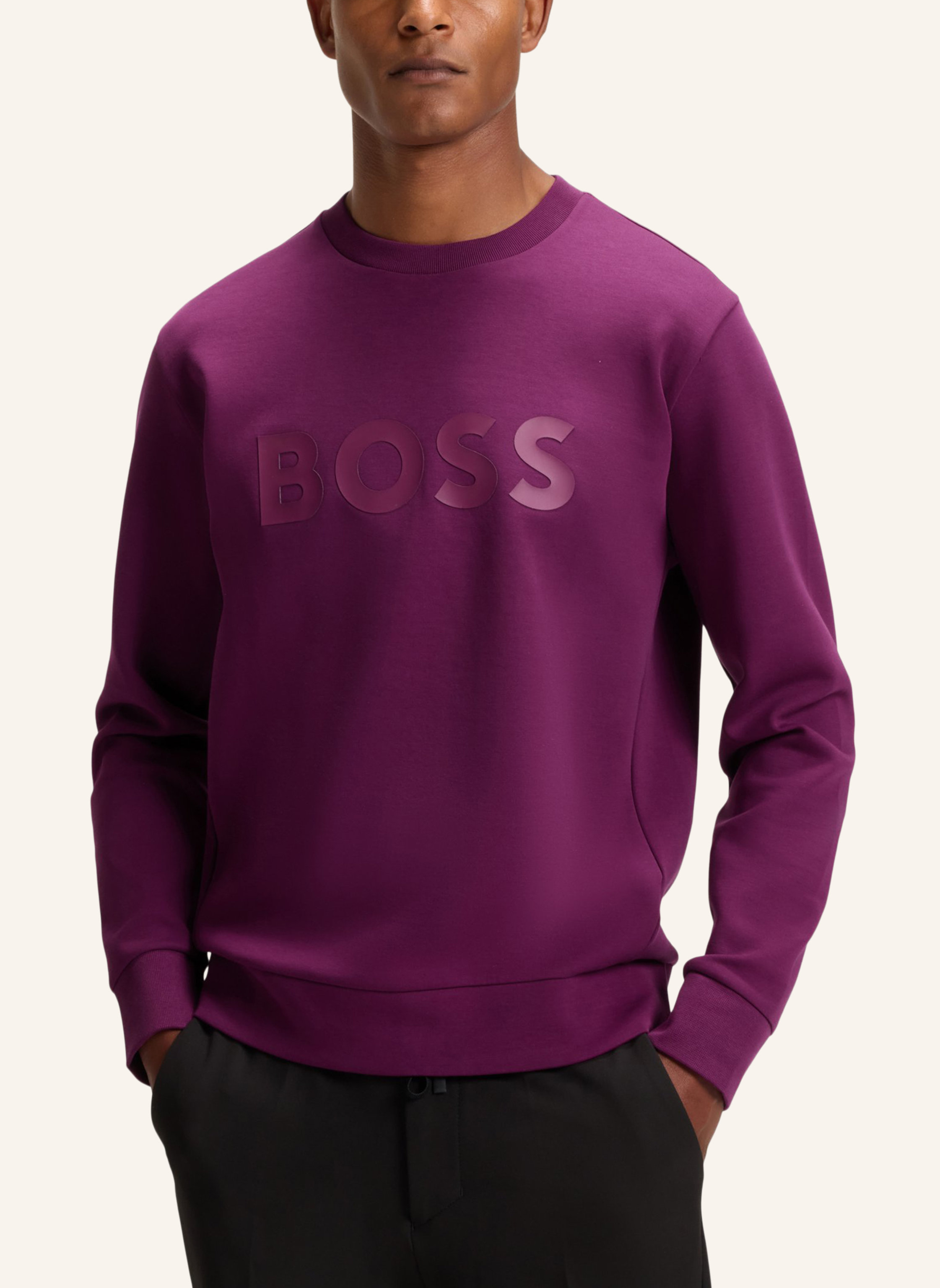 Thumbnail - Boss Sweatshirt Salbo Regular Fit pink