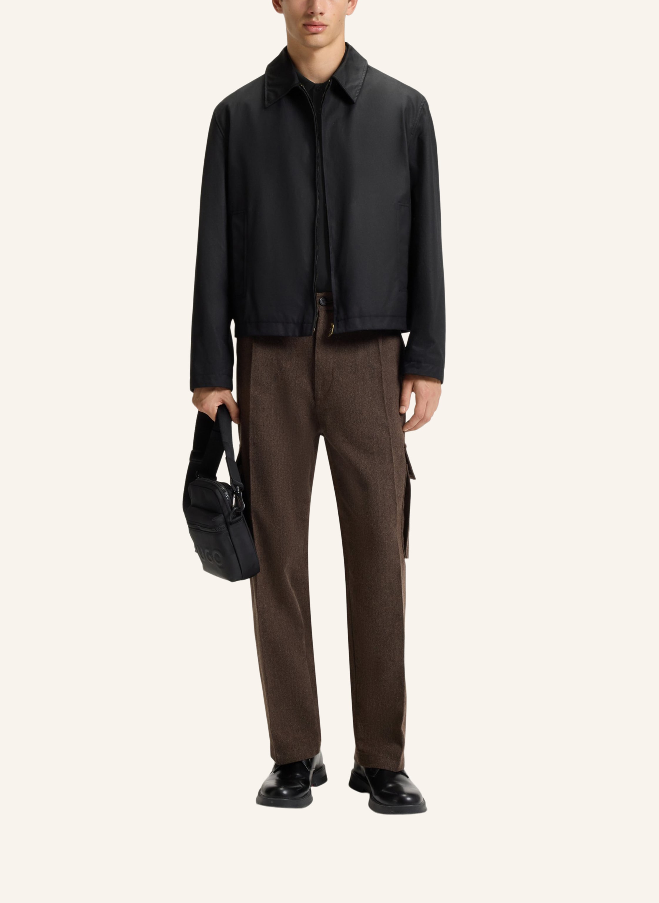 Thumbnail - Hugo Poloshirt Dirlmere Regular Fit schwarz
