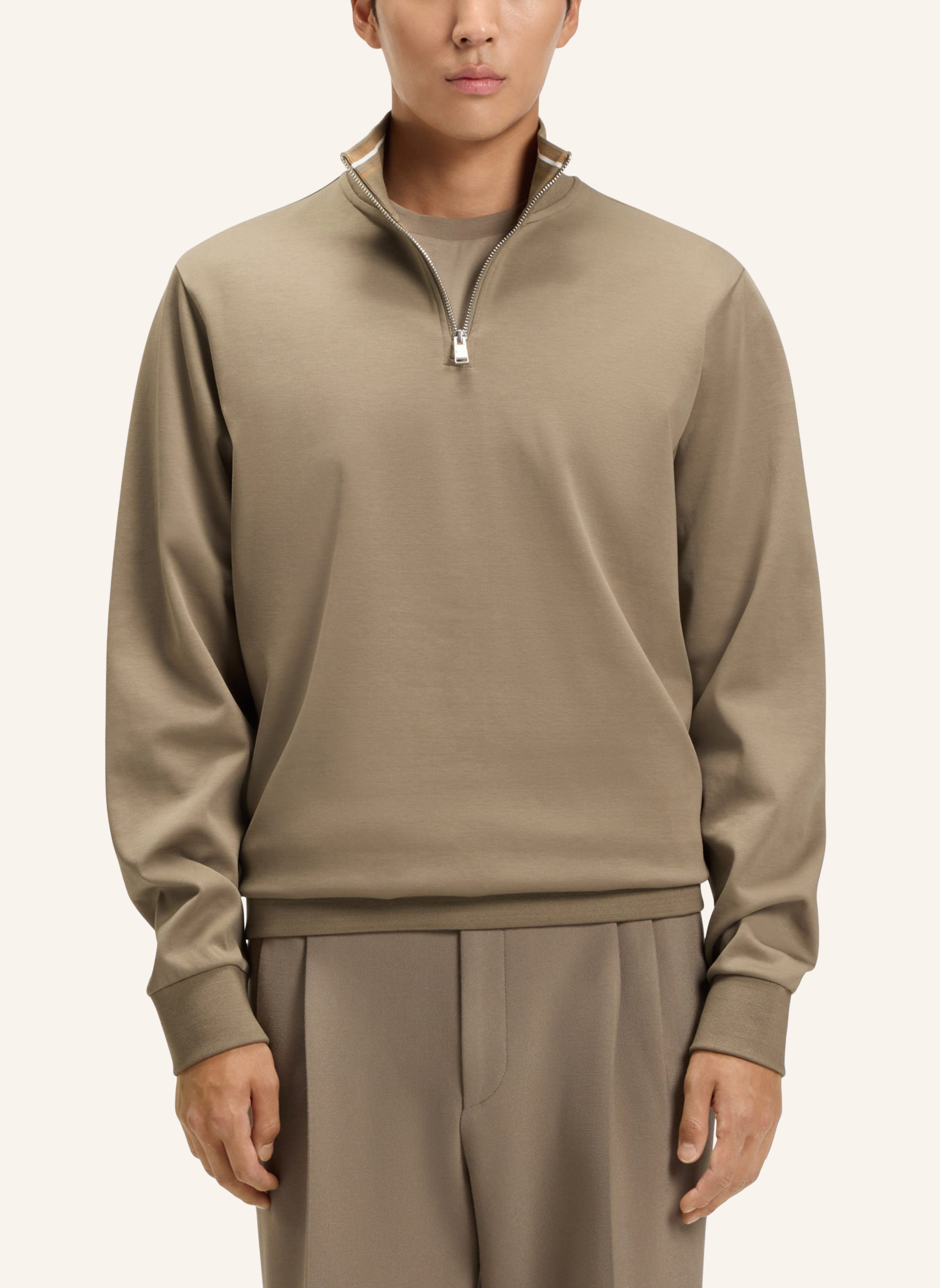 Thumbnail - Boss Sweatshirt H-Stimmann 109 Regular Fit braun