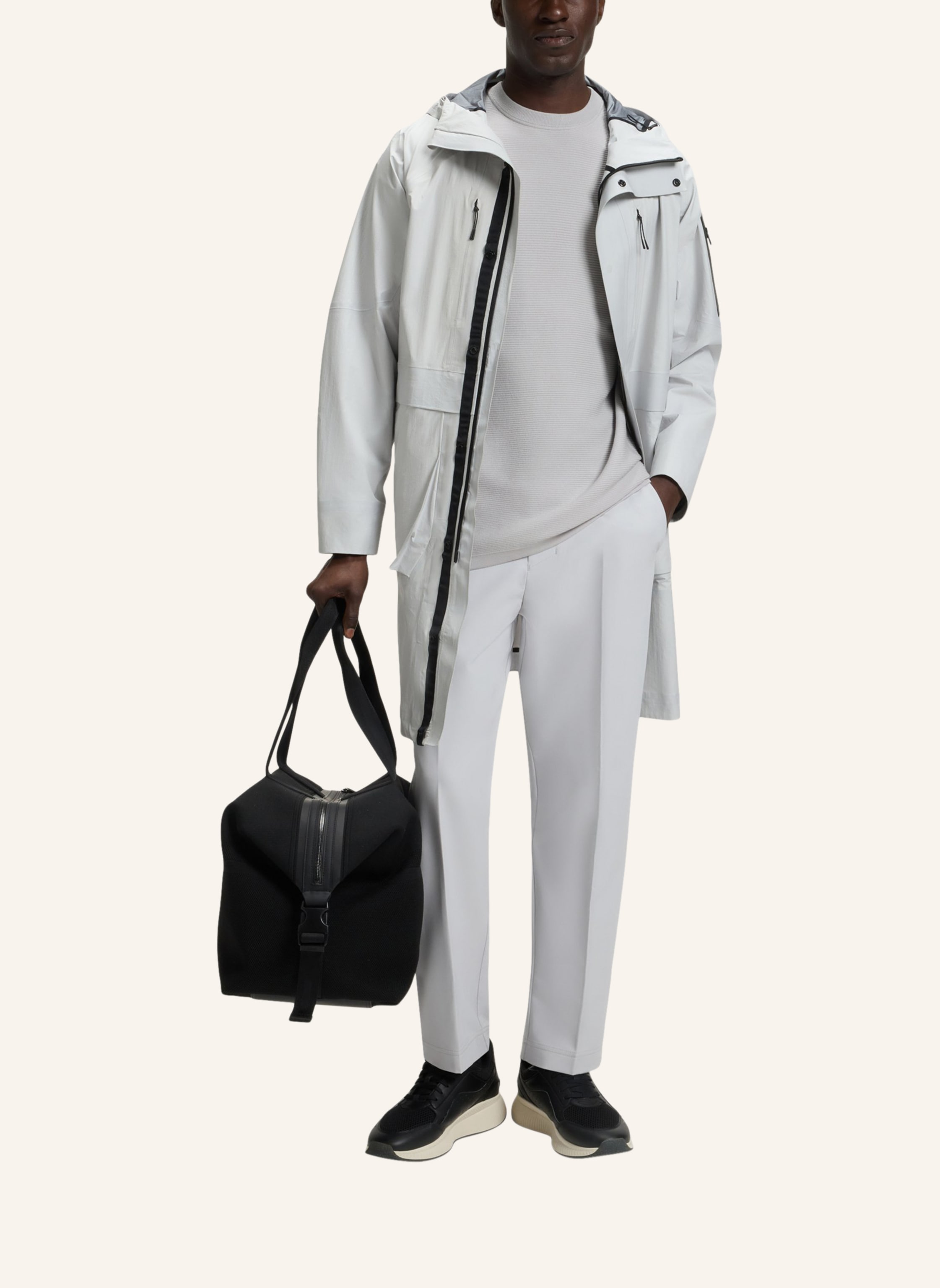 Thumbnail - Boss Pullover K_Urban Commuter T Regular Fit grau