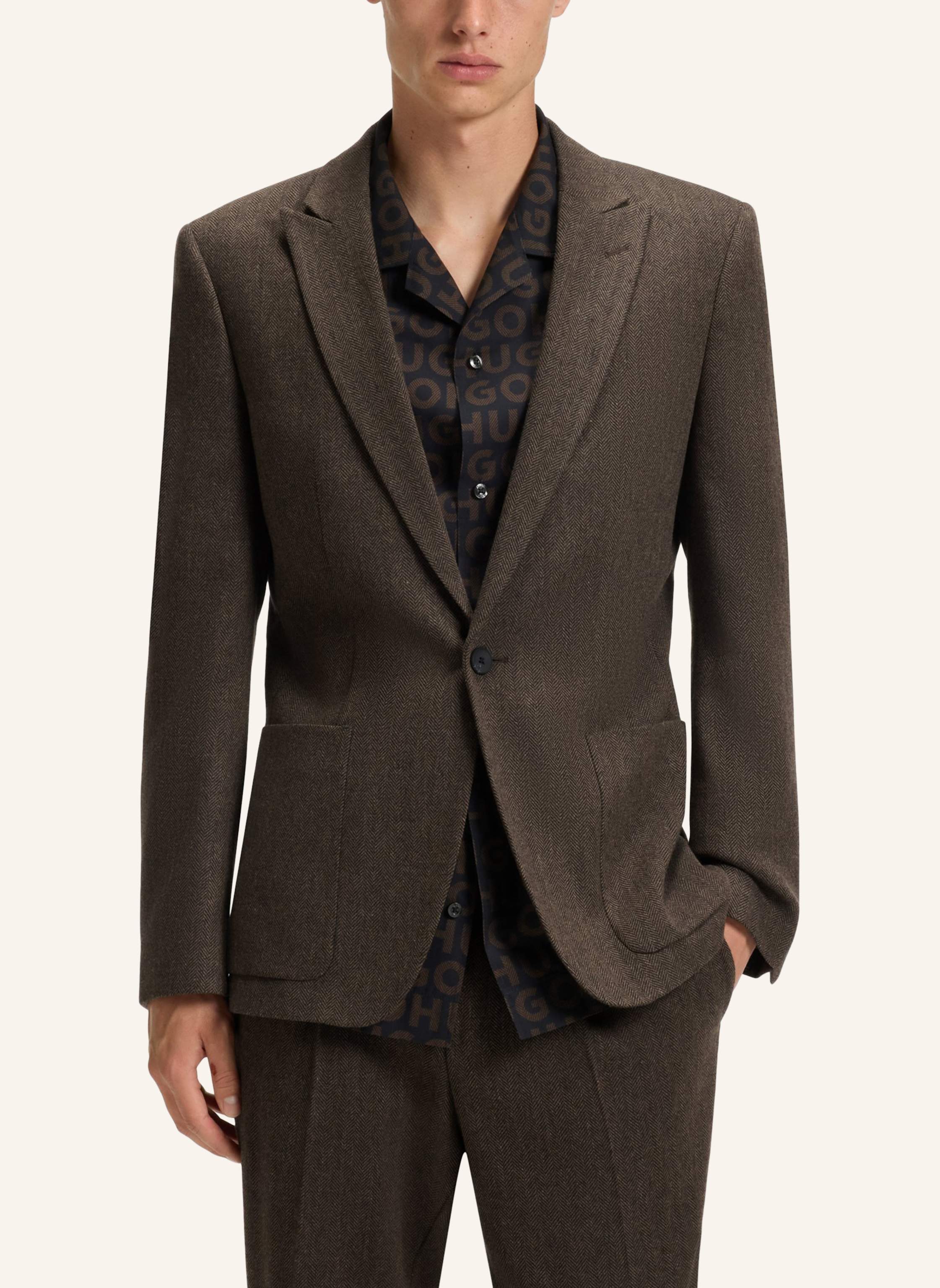 Thumbnail - Hugo Blazer Arti253F1X Extra-Slim Fit blau