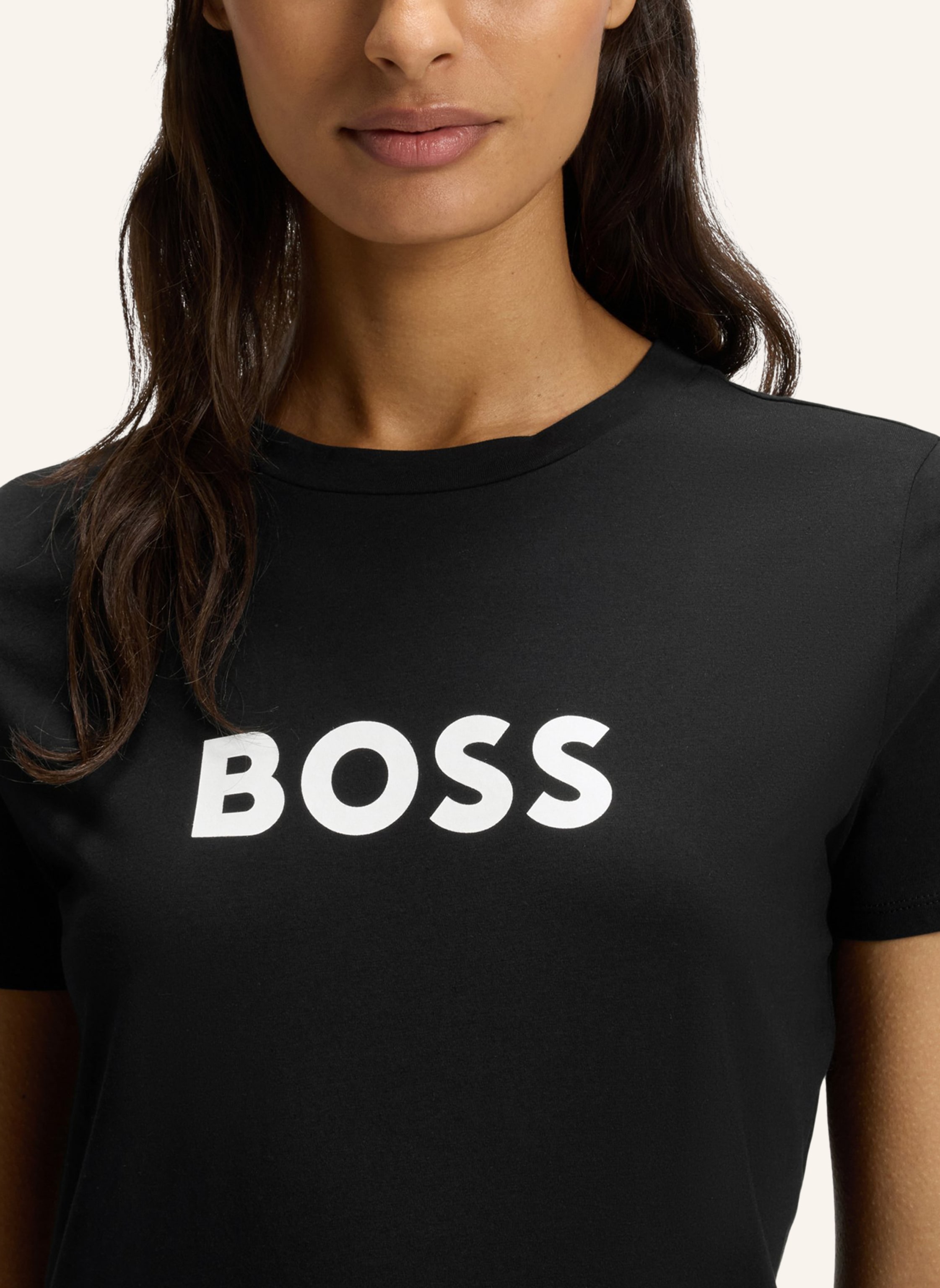 Thumbnail - Boss T-Shirt C_Elogo_5 Regular Fit schwarz