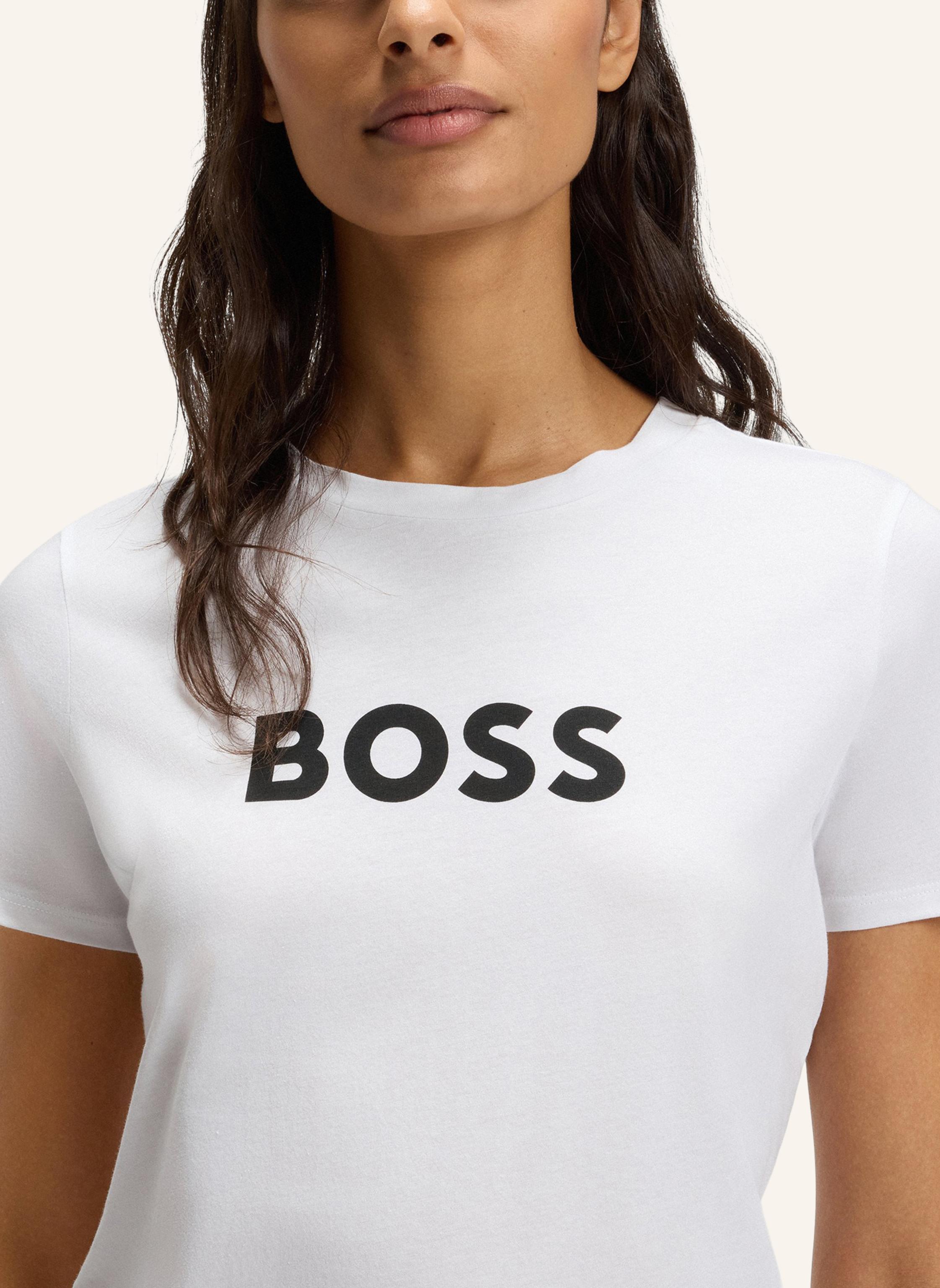 Thumbnail - Boss T-Shirt C_Elogo_5 Regular Fit weiss