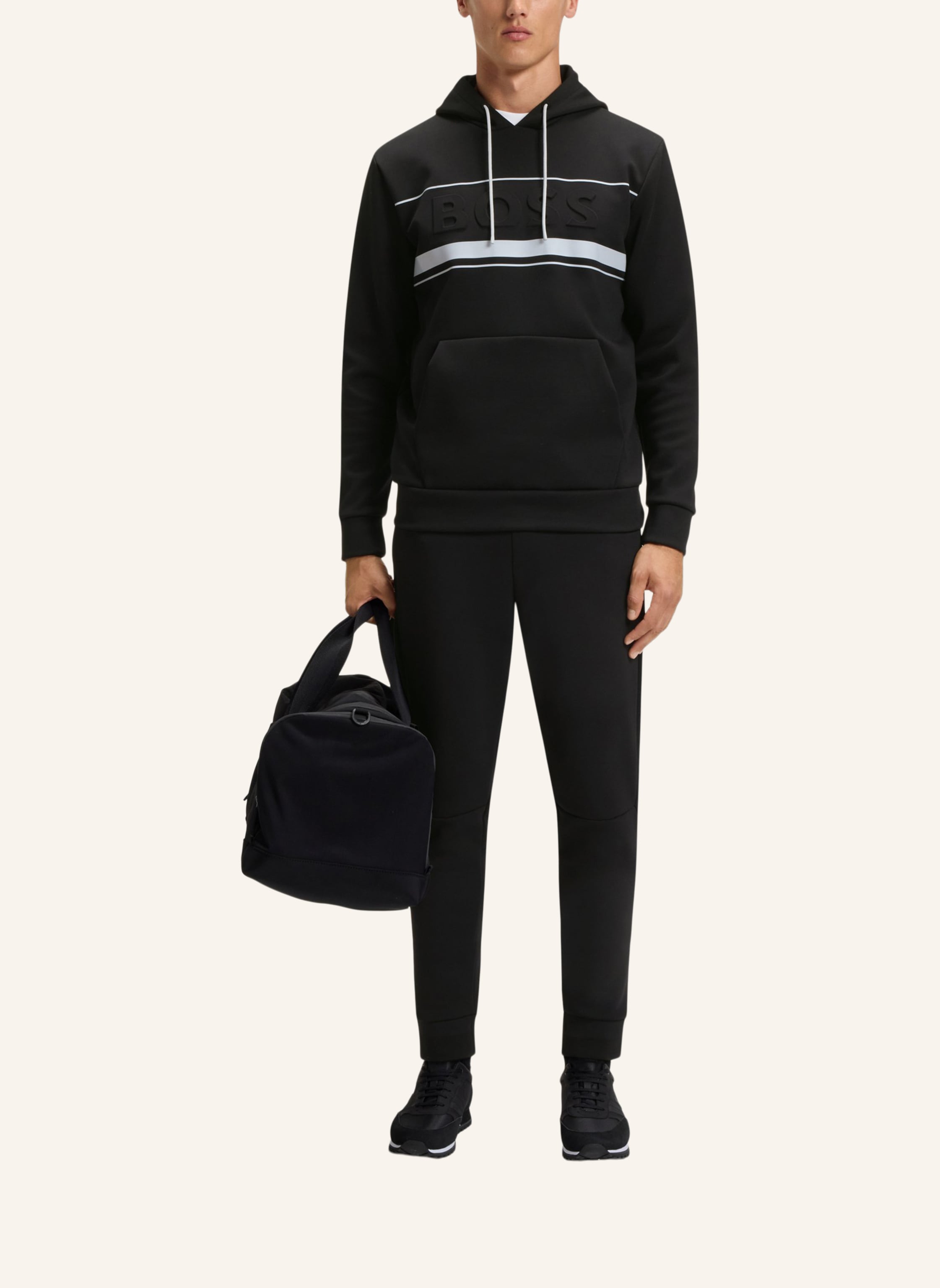 Thumbnail - Boss Casual Hose Pants Zone Regular Fit schwarz