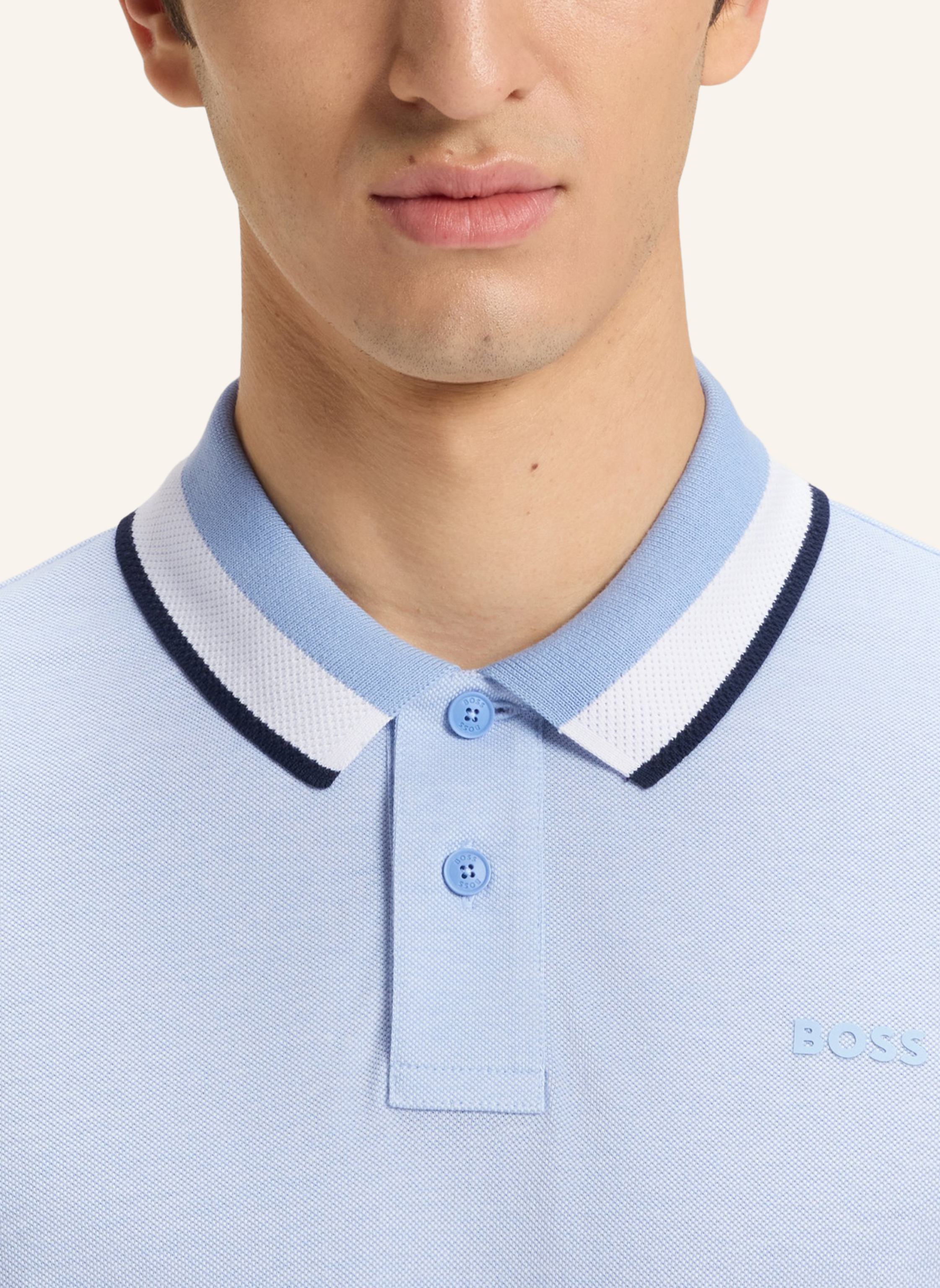 Thumbnail - Boss Poloshirt Peoxfordlong_1 Regular Fit blau