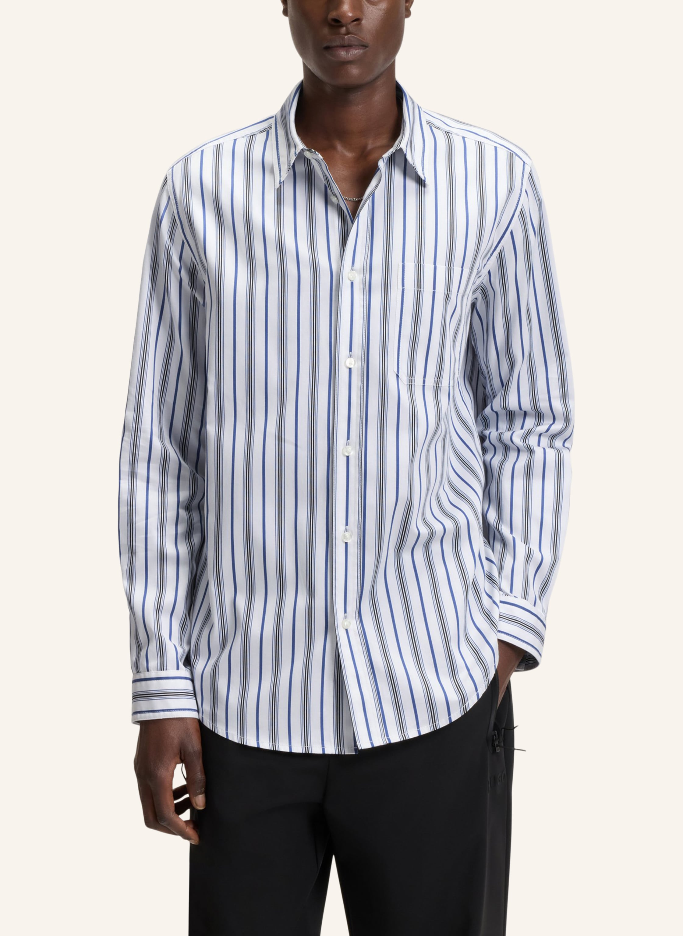 Thumbnail - Hugo Casual Hemd Erillo Oversize Fit blau