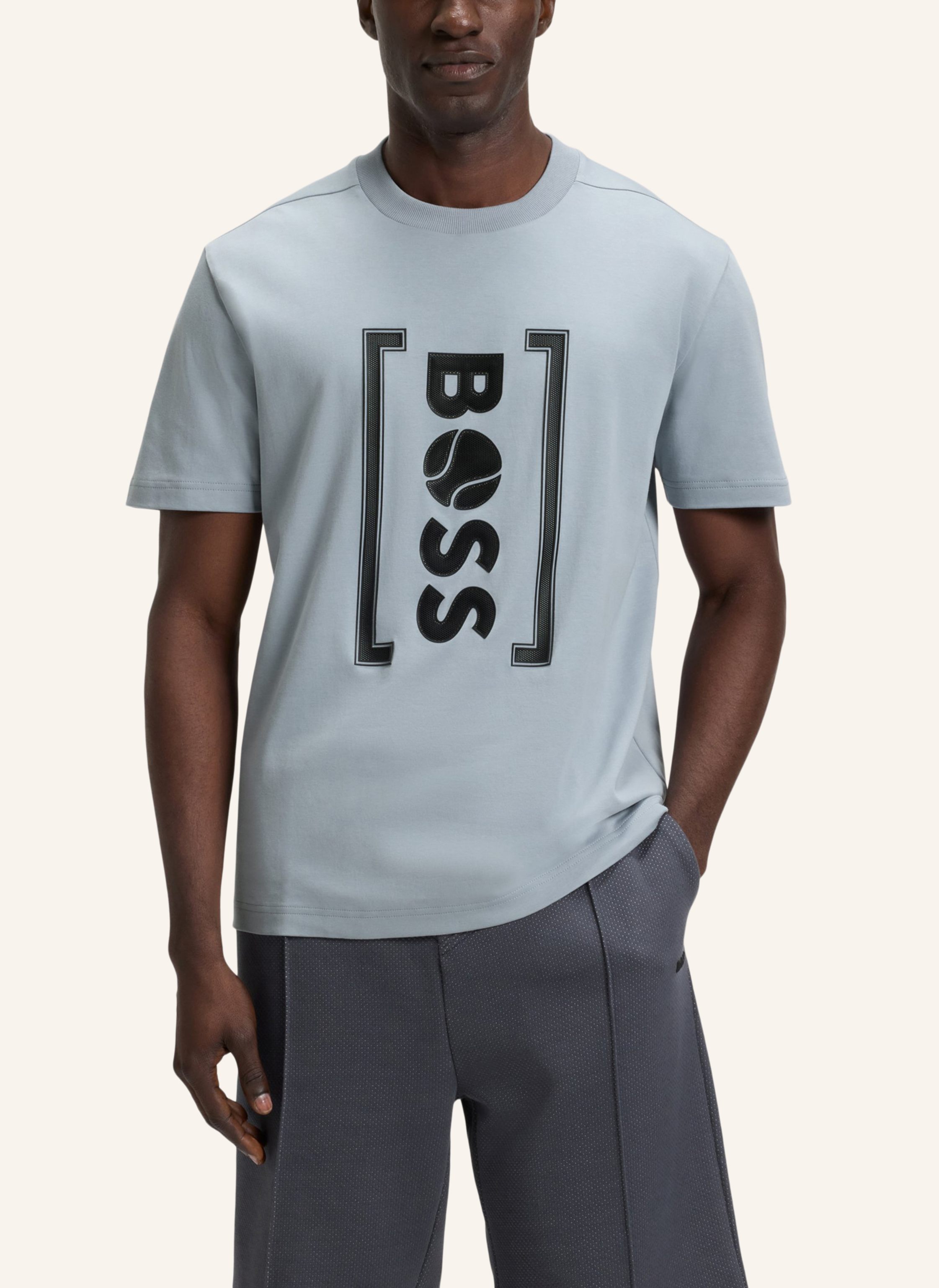 Thumbnail - Boss T-Shirt Tee Iconic Tl Relaxed Fit grau